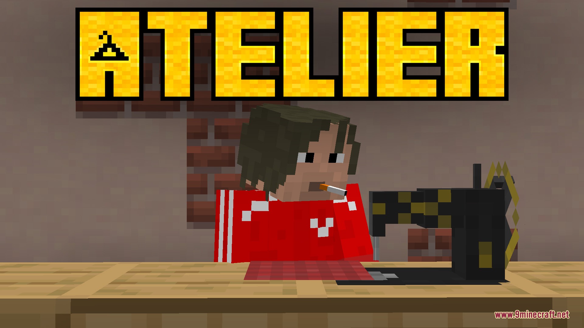 Woven Essence Persona Mod Screenshot 2 Woven Essence Persona Mod features a sewing table for crafting custom clothing