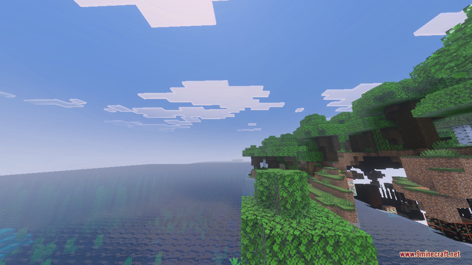 X-ray Plus+ Shader (26.x, 1.21) – Transparent Blocks and Outlined Ores on Mobile — screenshot 1