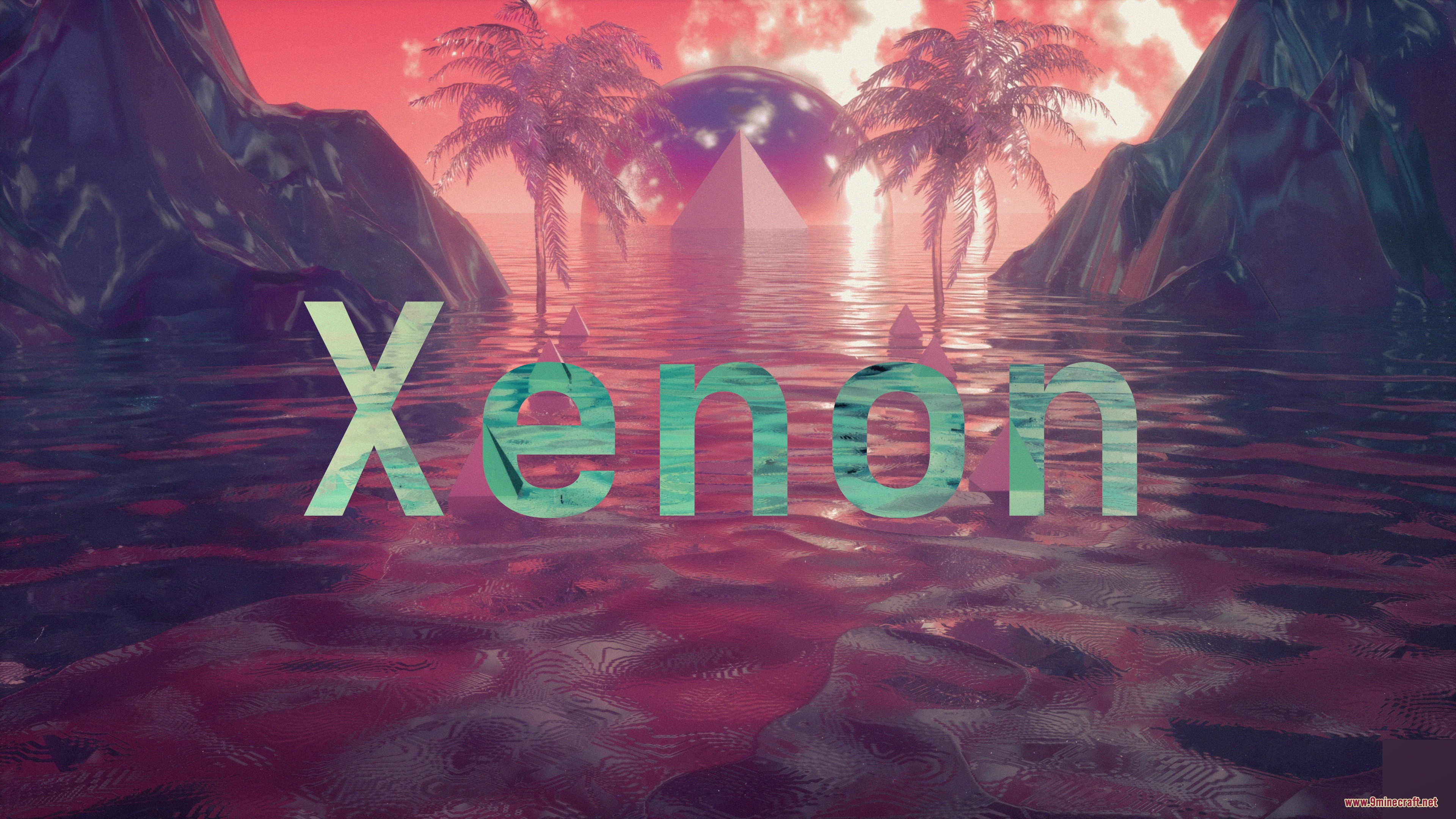 Xe 16x 13K Resource Pack (1.8.9) – Clean Vaporwave Visuals for Fast PvP Fights — screenshot 1