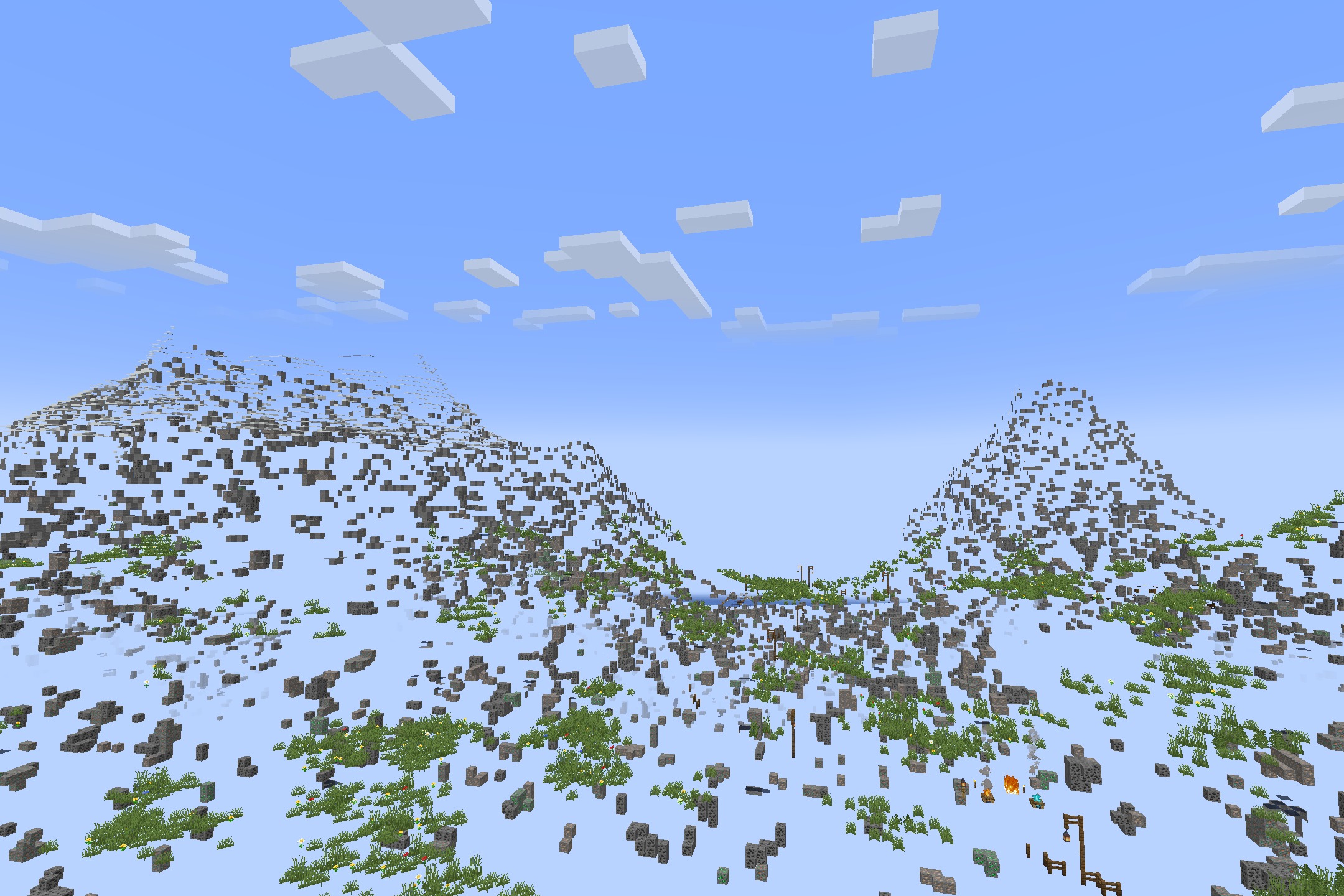Xray Java Resource Pack Screenshot 6 See through the terrain to find valuable ores hidden inside the hills