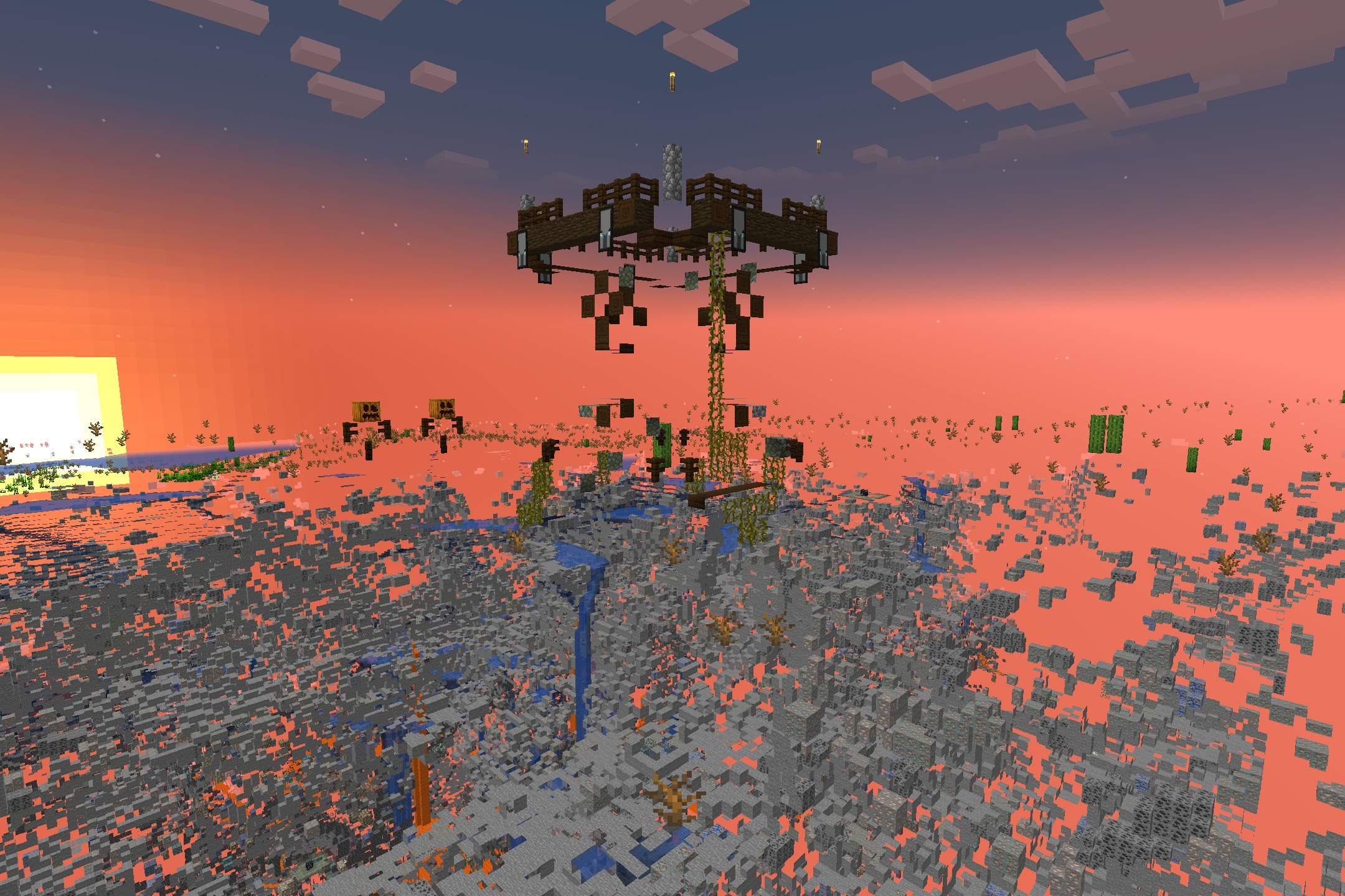 Xray Java Resource Pack Screenshot 7 Xray Java Resource Pack makes common blocks transparent to reveal hidden ores