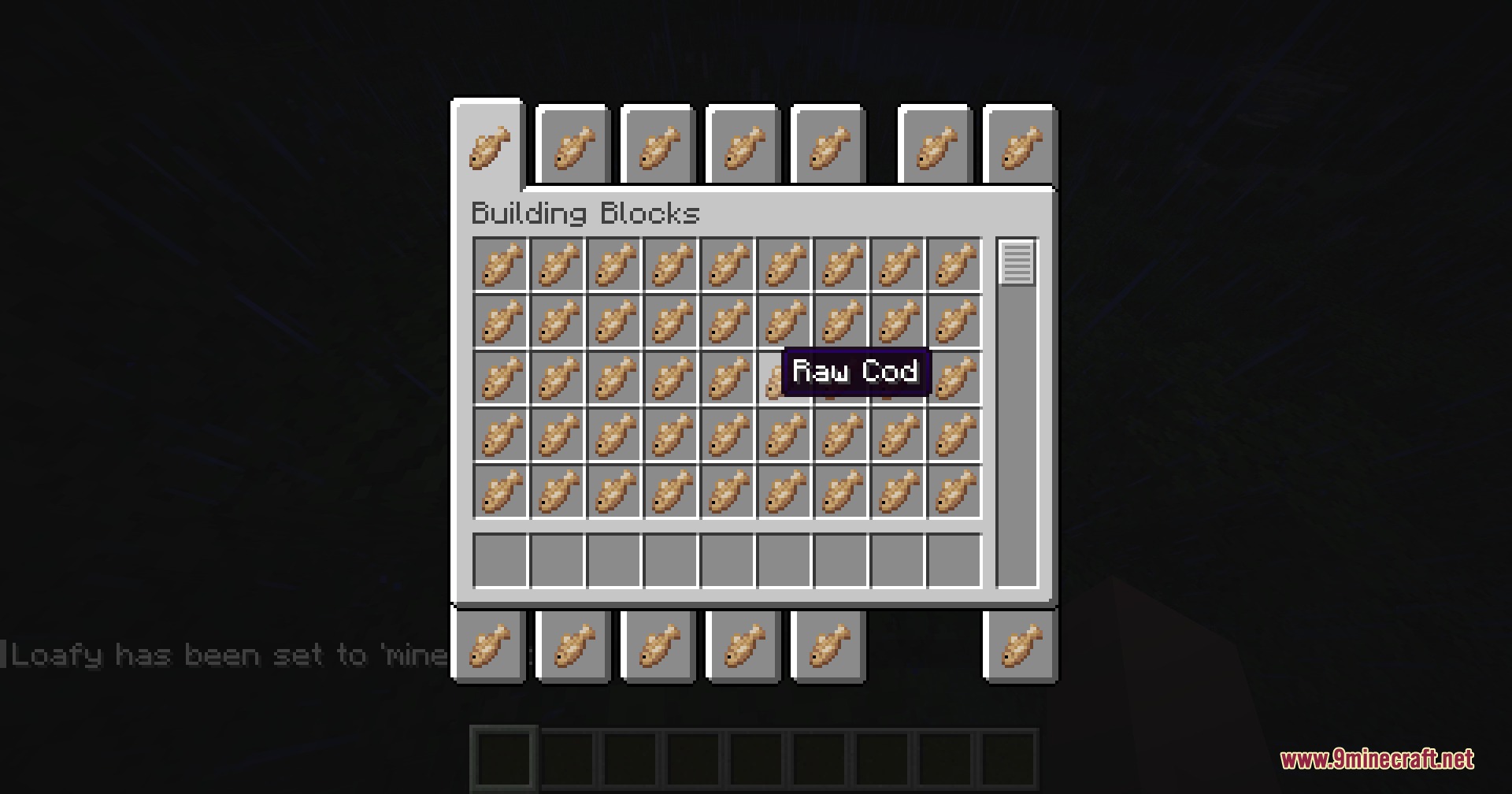 Yeasty Everything Mod Screenshot 4 Yeasty Everything Mod replaces all inventory items with a single chosen item type