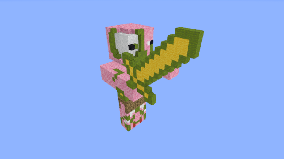 Zombie Pigman Schematic Thumbnail