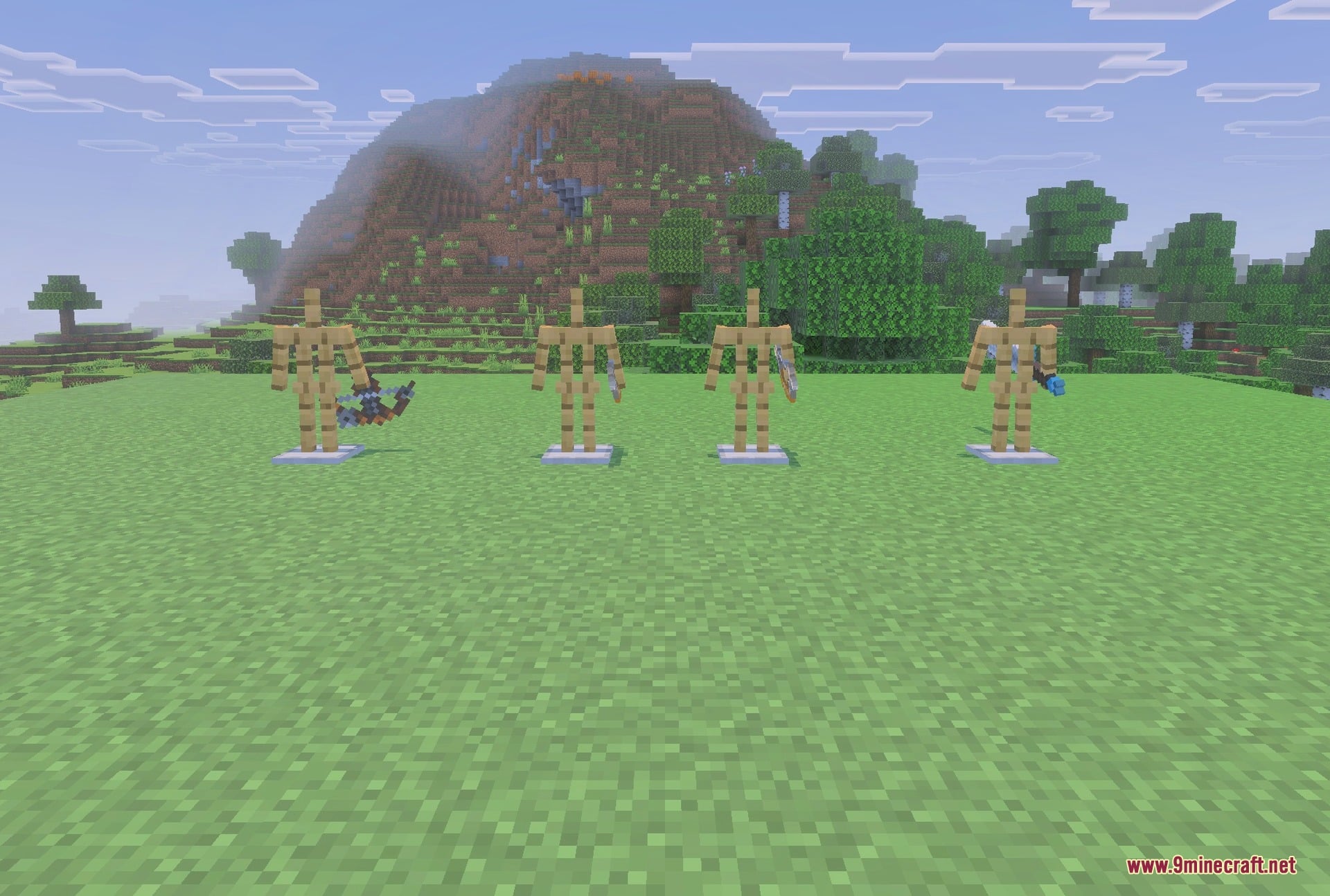 Signature weapons: the Broadsword, Battlestaff of Terror, Bonebow and Cog Crossbow