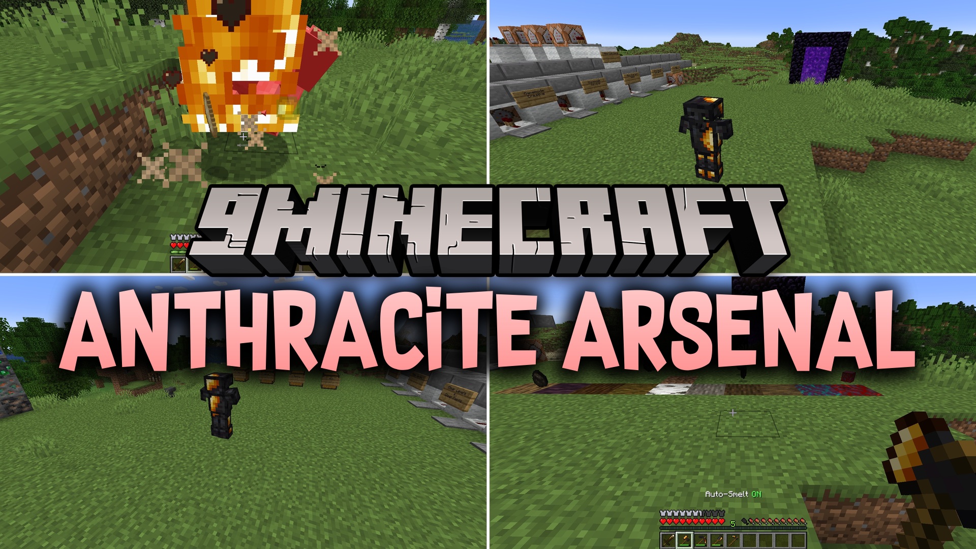 Anthracite Arsenal Mod (26.2, 1.20.1) – Smelt Ores and Cook Food Instantly