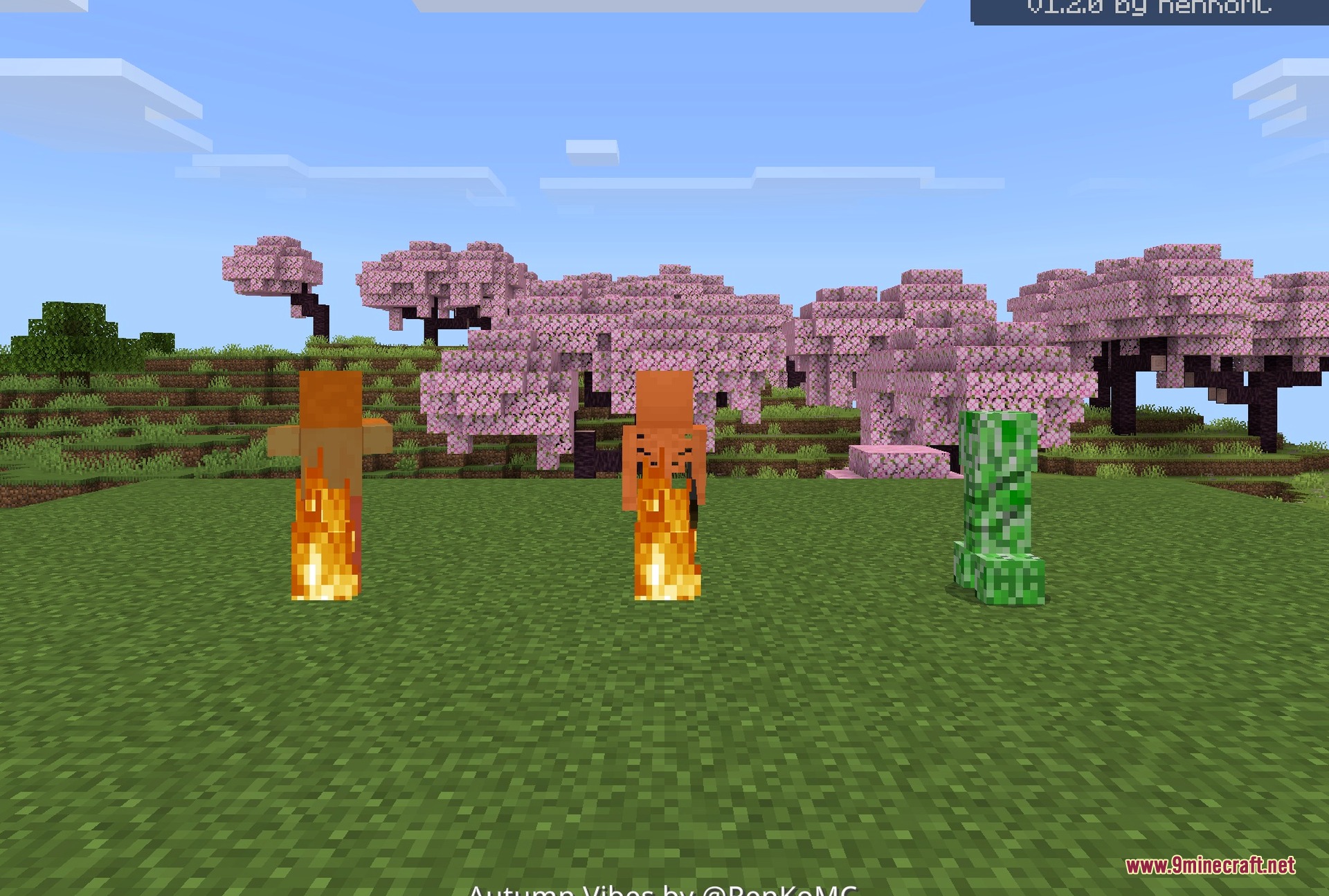 Autumn Vibes Texture Pack (26.x, 1.21) – With 3D Tools for MCPE/Bedrock — screenshot 4