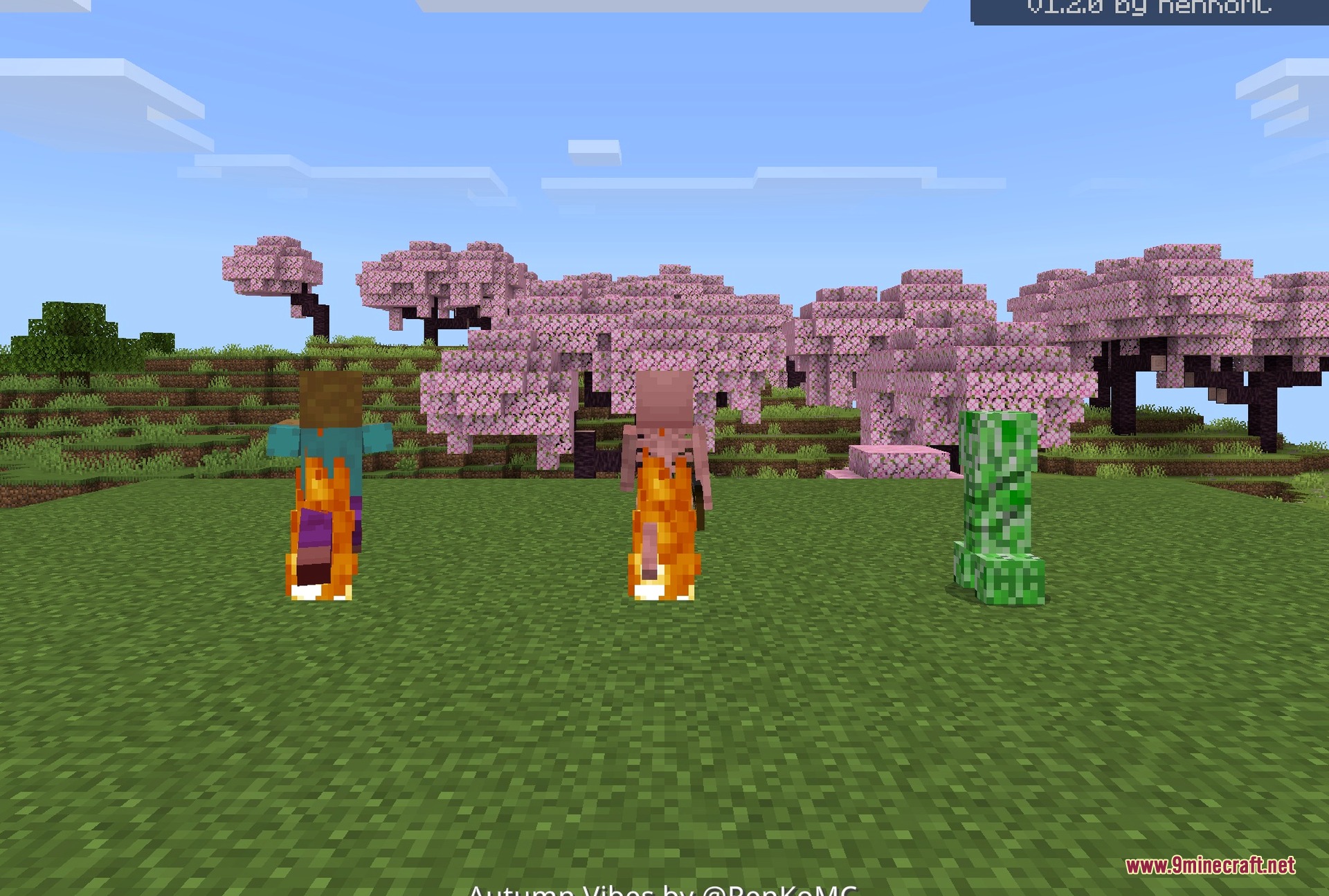 Autumn Vibes Texture Pack (26.x, 1.21) – With 3D Tools for MCPE/Bedrock — screenshot 5