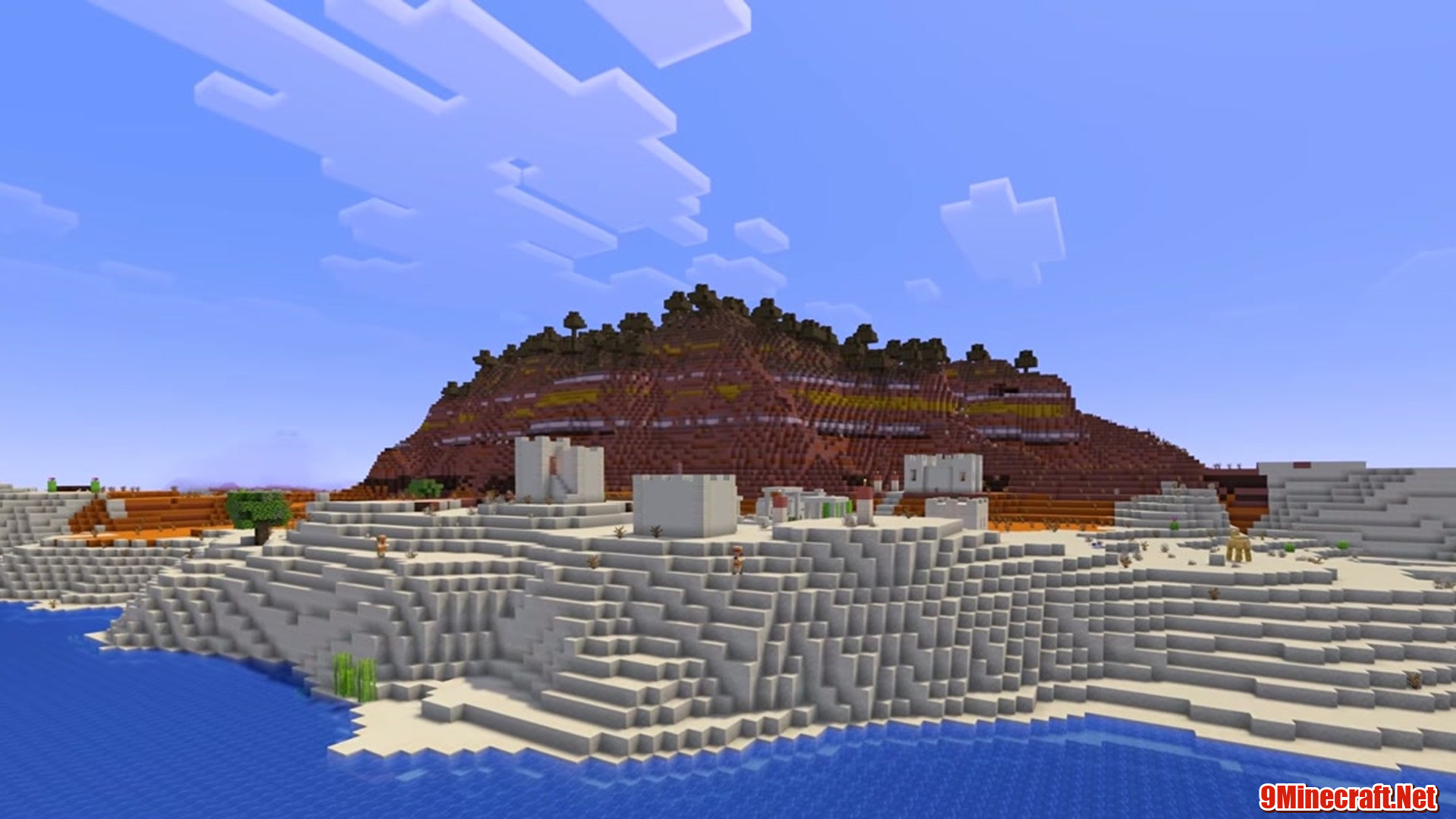 Mesa Village And 12-Eye Stronghold - Minecraft seed 4685432473427293297