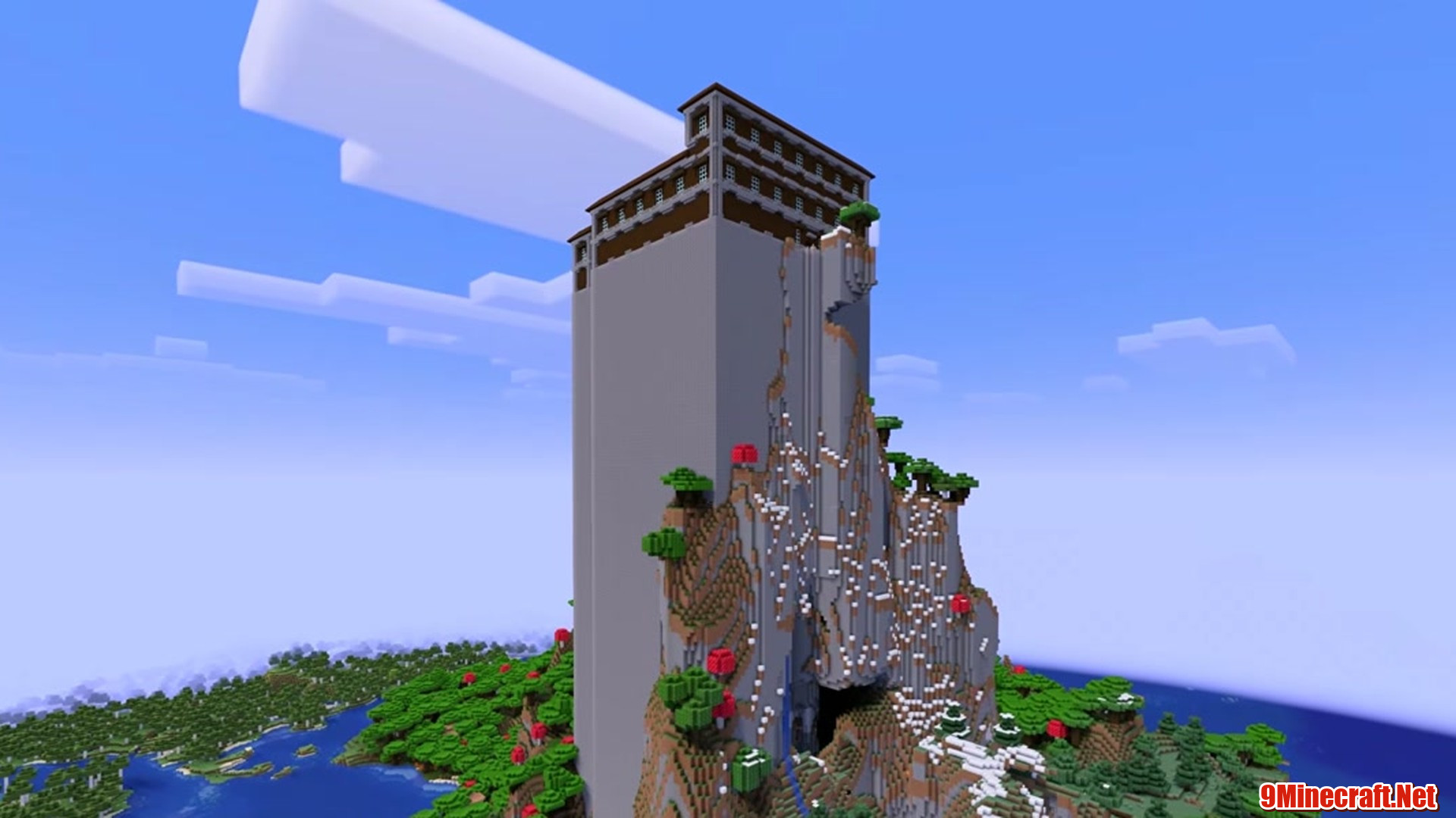 Tall Mansion Near Village - Minecraft seed 2794202425749257137