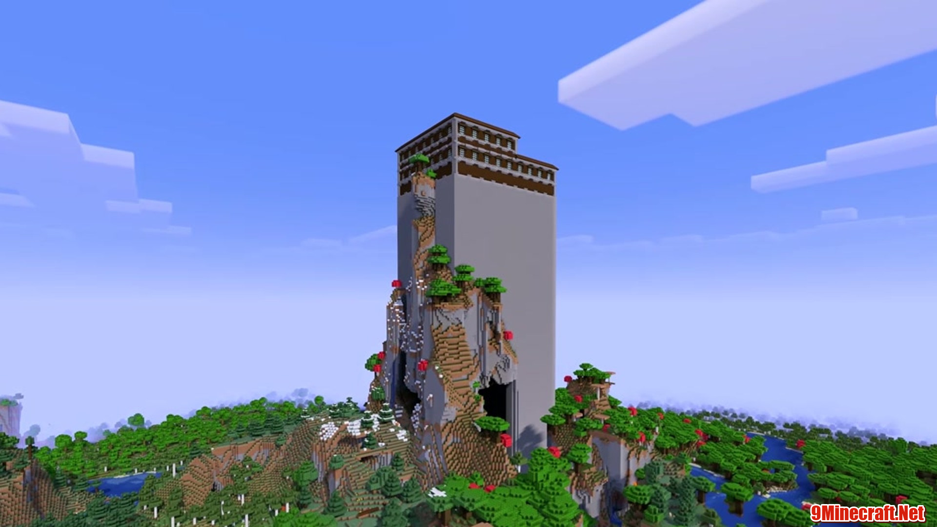 Tall Mansion Near Village - Minecraft seed 2794202425749257137