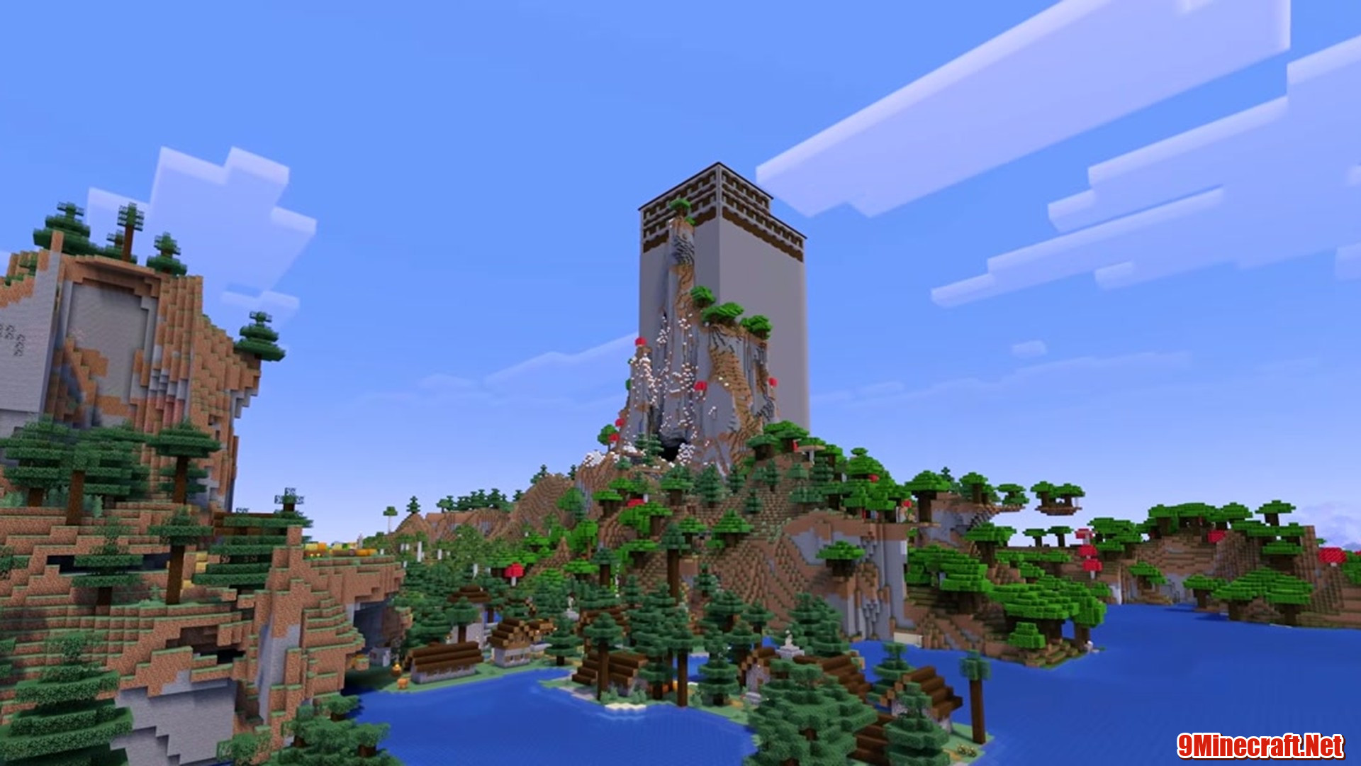 Tall Mansion Near Village - Minecraft seed 2794202425749257137