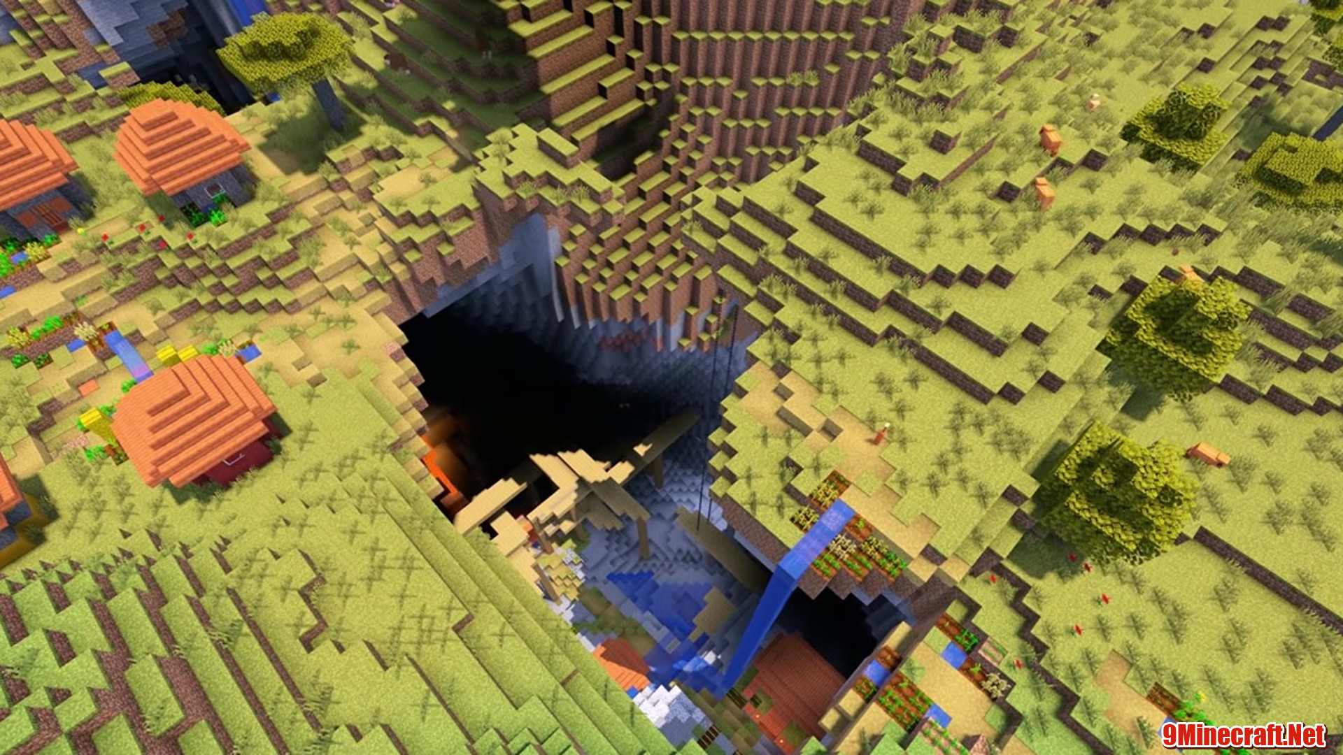 Double Village - Minecraft seed -2114440025050441335