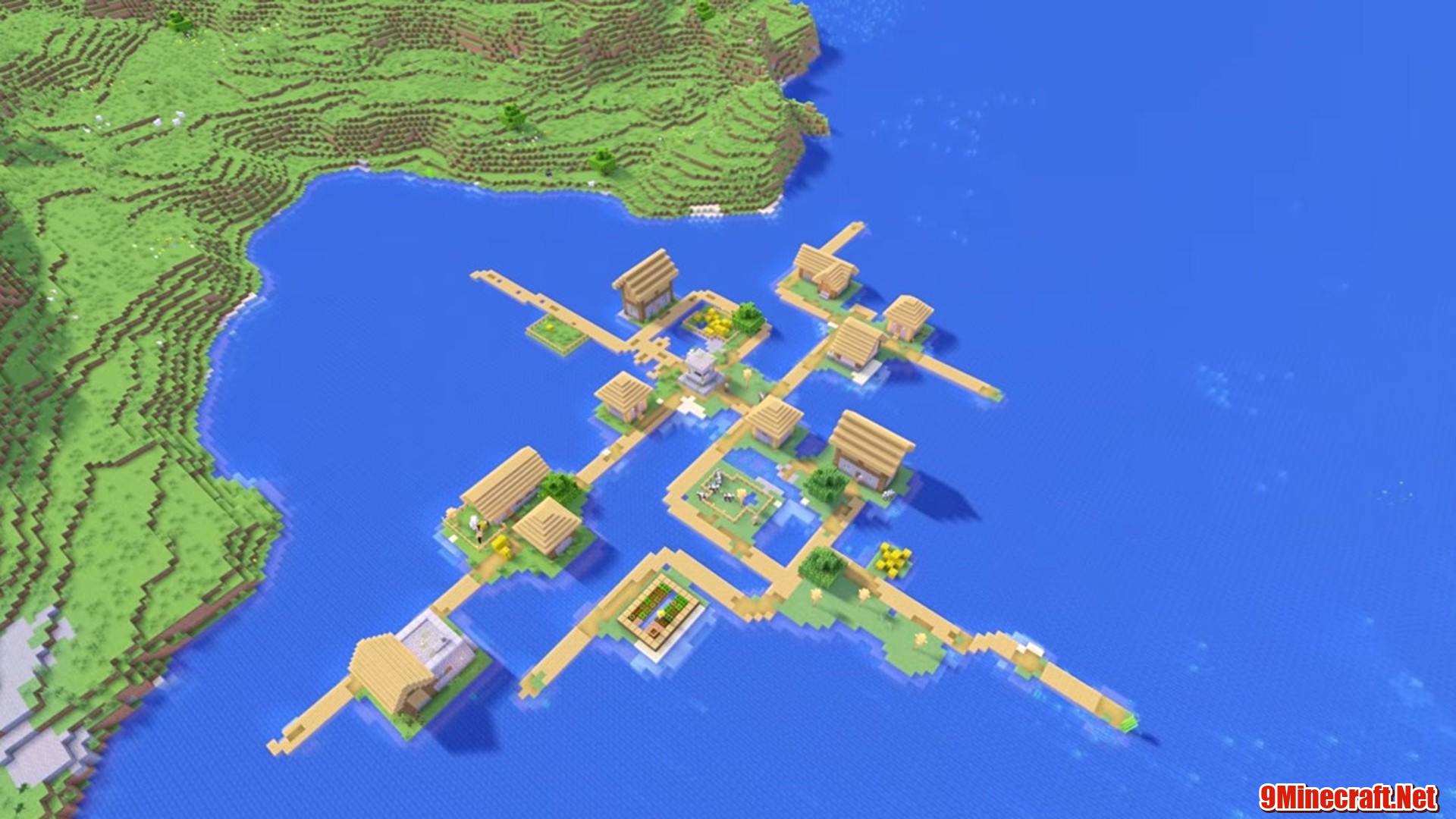 Water Village - Minecraft seed 8262416466364600006