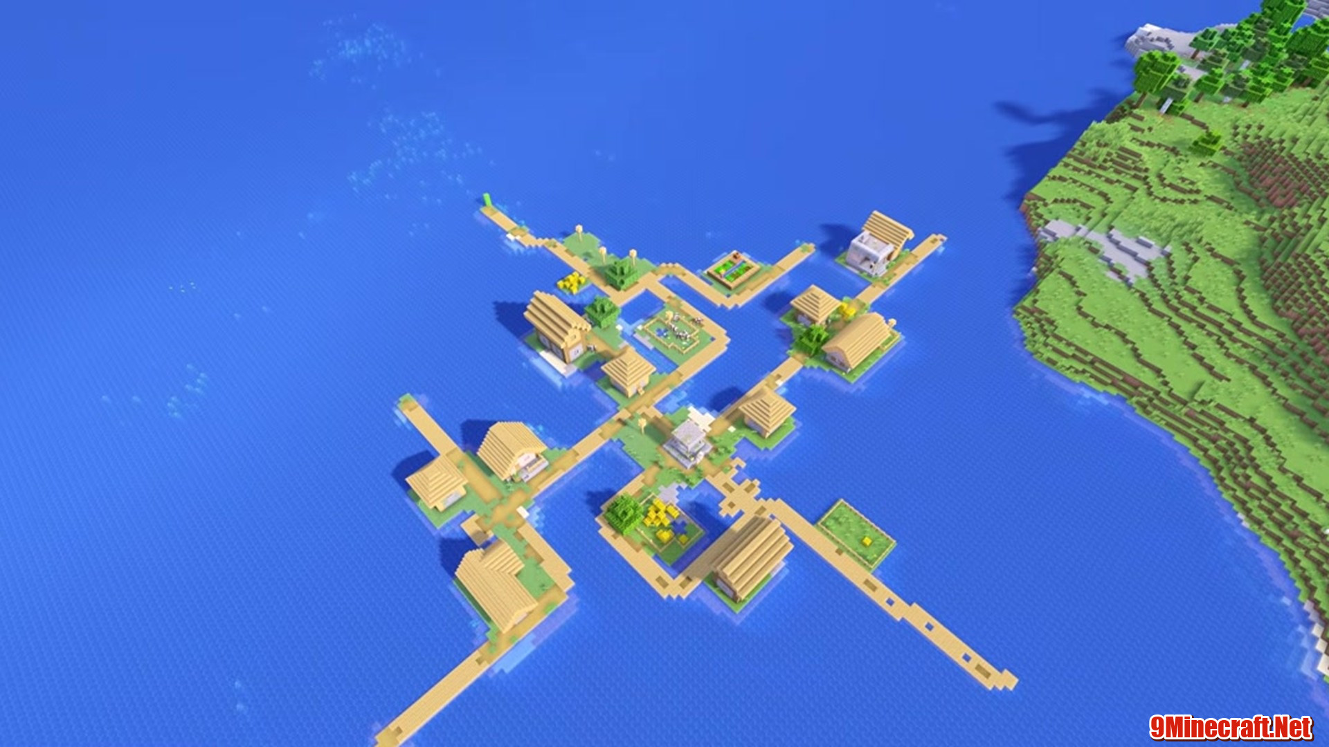 Water Village - Minecraft seed 8262416466364600006