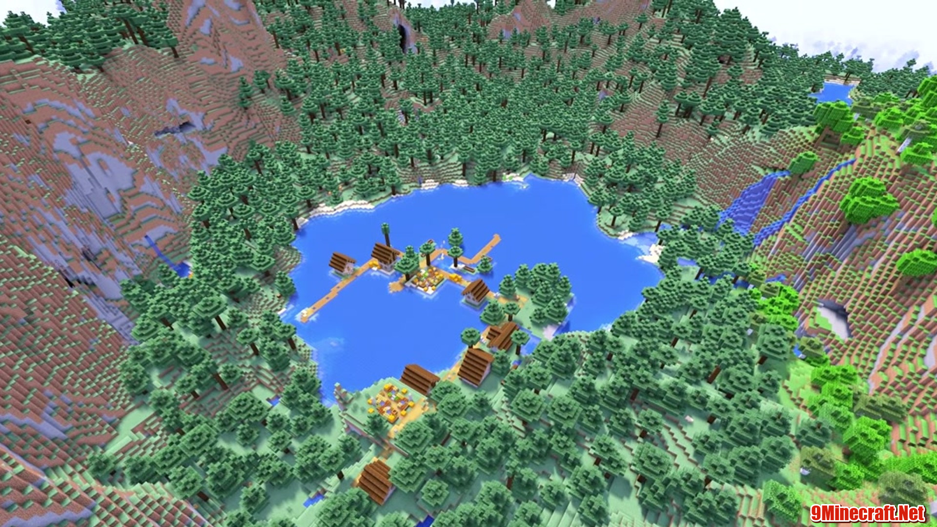 Lake Village - Minecraft seed -6571596281263681179