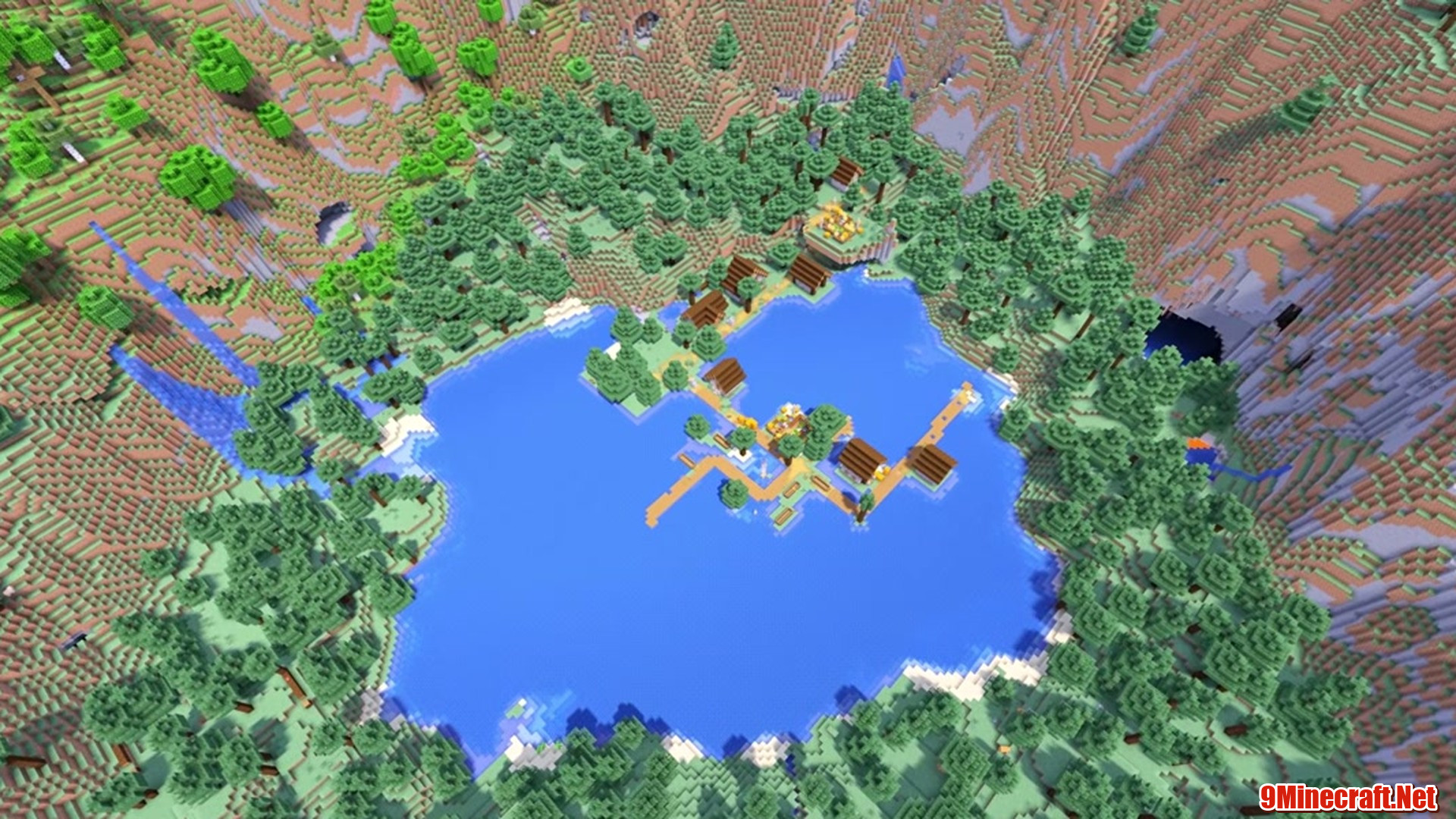 Lake Village - Minecraft seed -6571596281263681179