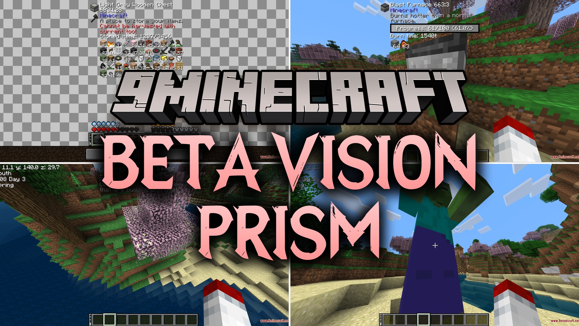 Beta Vision Prism Mod Screenshot 1 Beta Vision Prism Mod showing detailed information for flowering cherry leaves