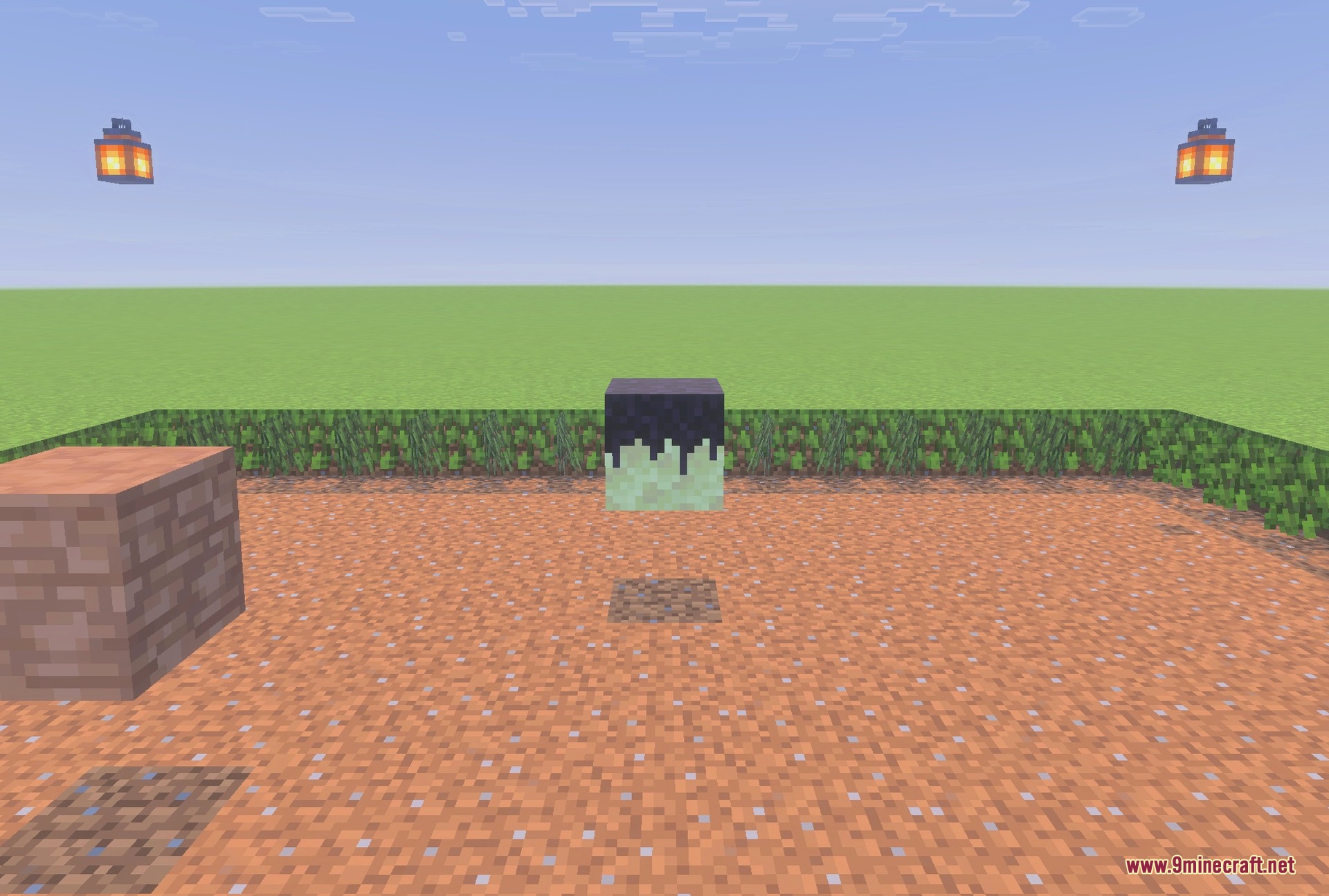 Biomes Beyond Addon Screenshot 5 Addon blocks arranged inside a room