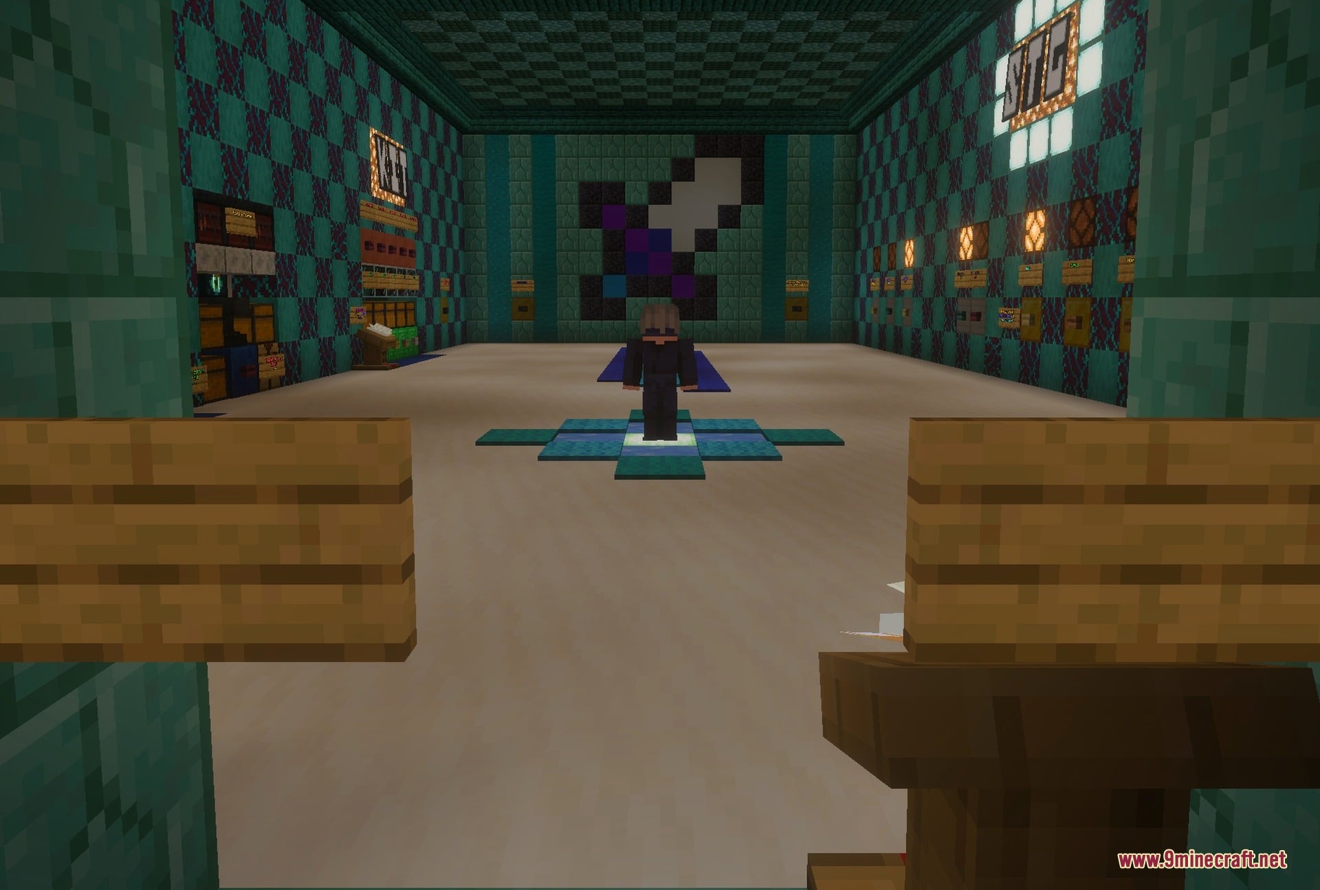 BladeX Pvp Practice Map Screenshot 3 The kit walls lining both sides of the arena