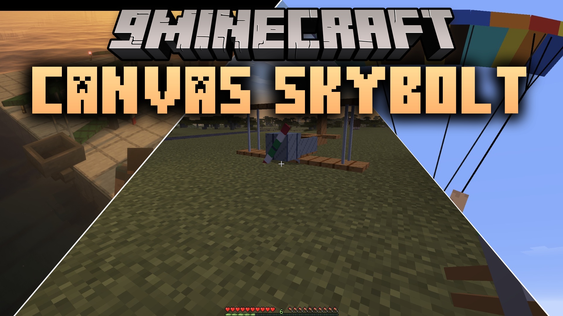Canvas Skybolt Mod (26.2, 1.21.11) – Pilot Vintage Biplanes and Lead Aerial