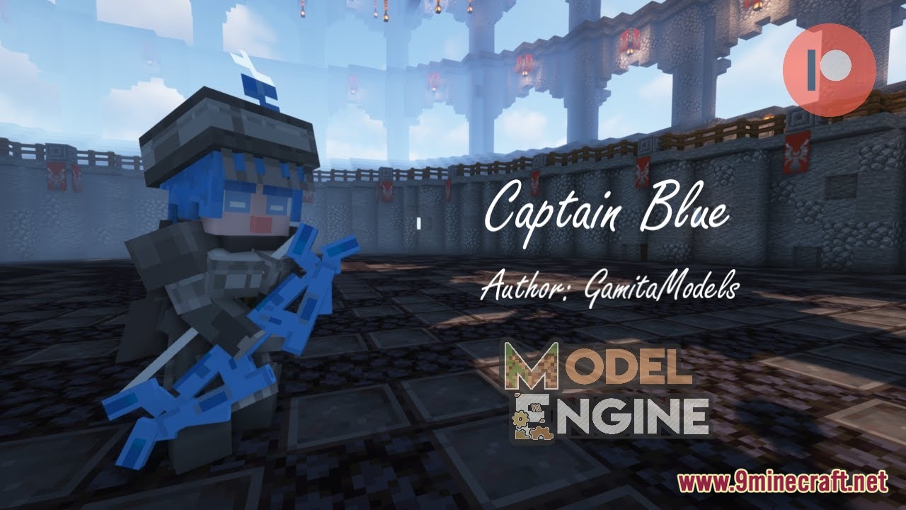 Captain Blue Medieval Soldiers Model screenshot 1