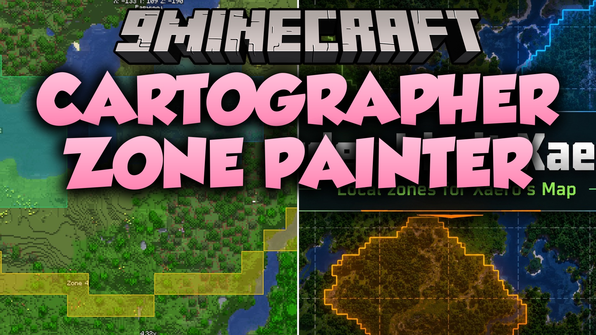 Cartographer Zone Painter Mod (26.1.2, 1.20.1) – Draw Custom Territories