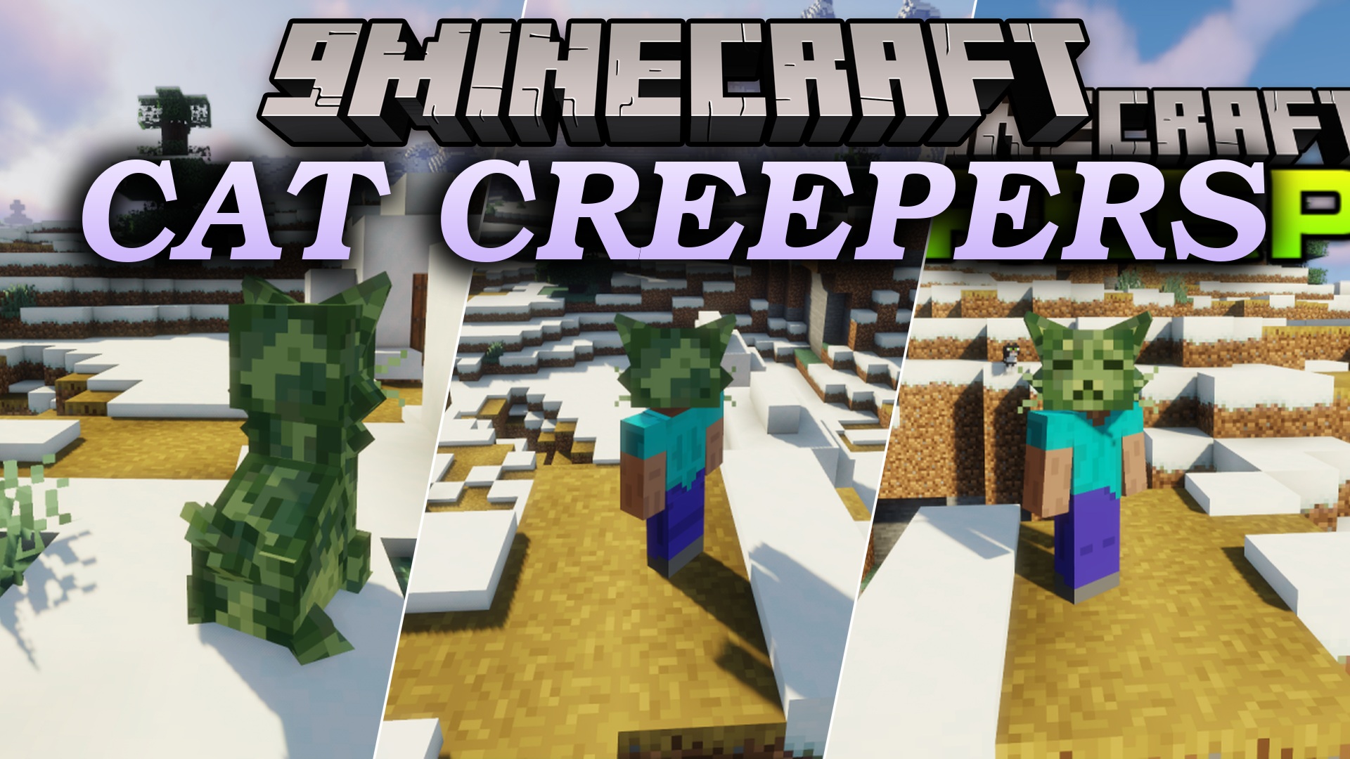 Cat Creepers Resource Pack (26.2, 1.20.1) – Texture Pack