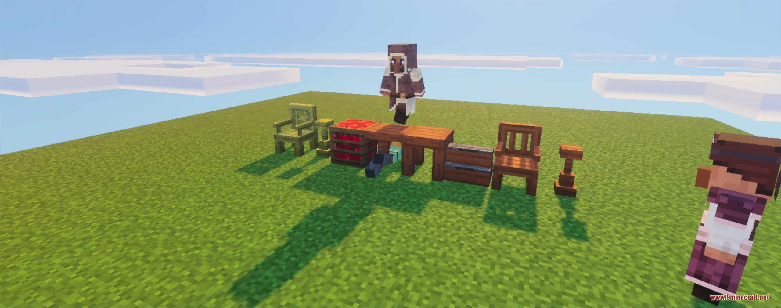 Core Craft - a Vanilla Expansion Addon Screenshot 5 Scenic view of a savanna landscape with acacia trees and a vast ocean