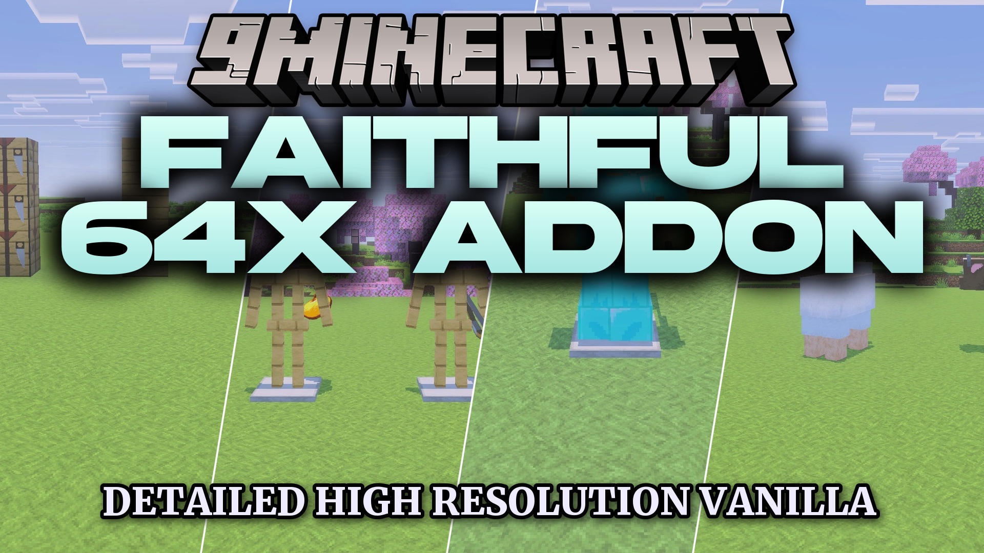 Faithful 64x Addon Screenshot 1 Faithful addon enhances trial chambers with glowing mob spawners and copper blocks