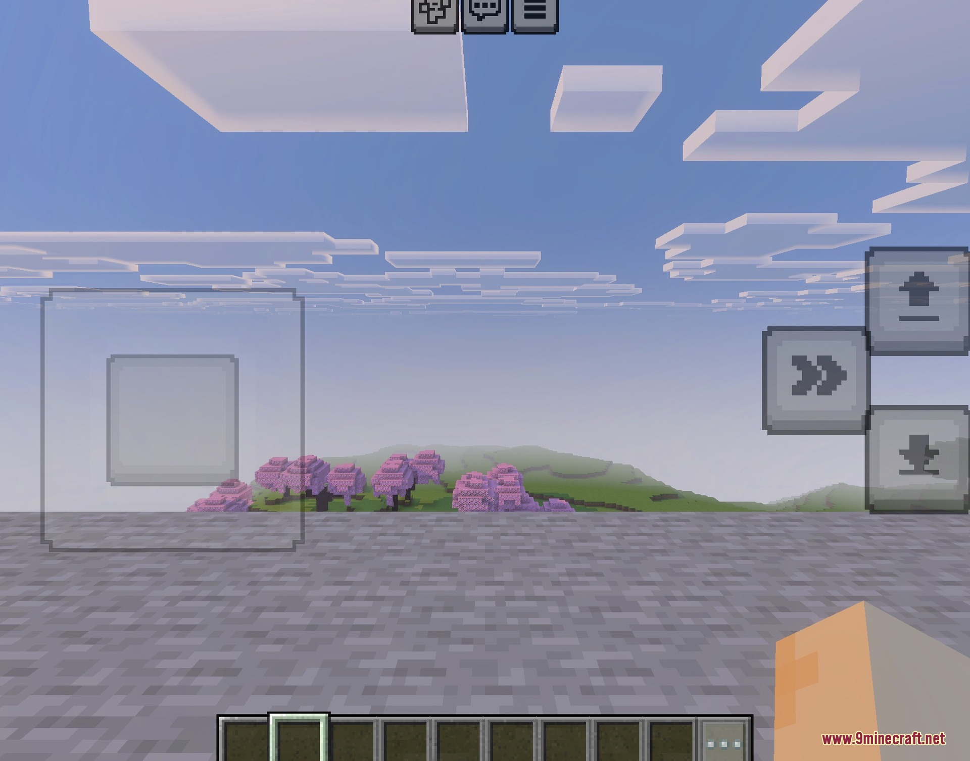 FPS Optimizer Boost Official Texture Pack Screenshot 1 Long view with the fog removed