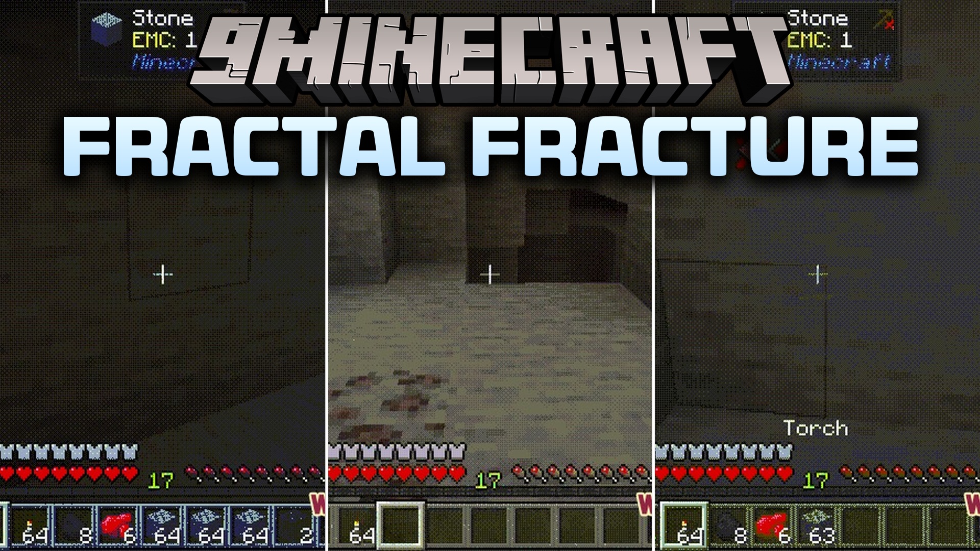 Fractal Fracture Mod (1.21.1, 1.20.1) – Mine Ore Veins and Clear Whole Tunnels