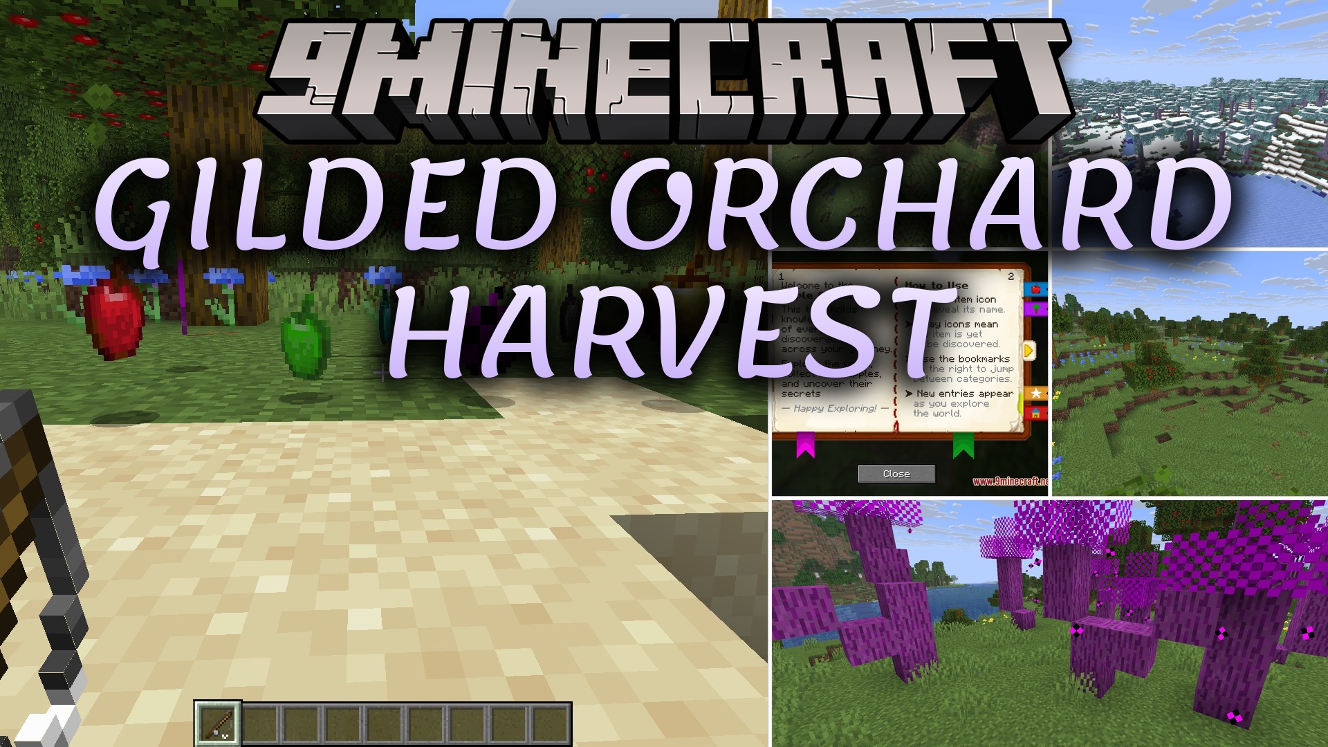 Gilded Orchard Harvest Mod (26.2, 1.21.1) – Harvest Diamond Apples