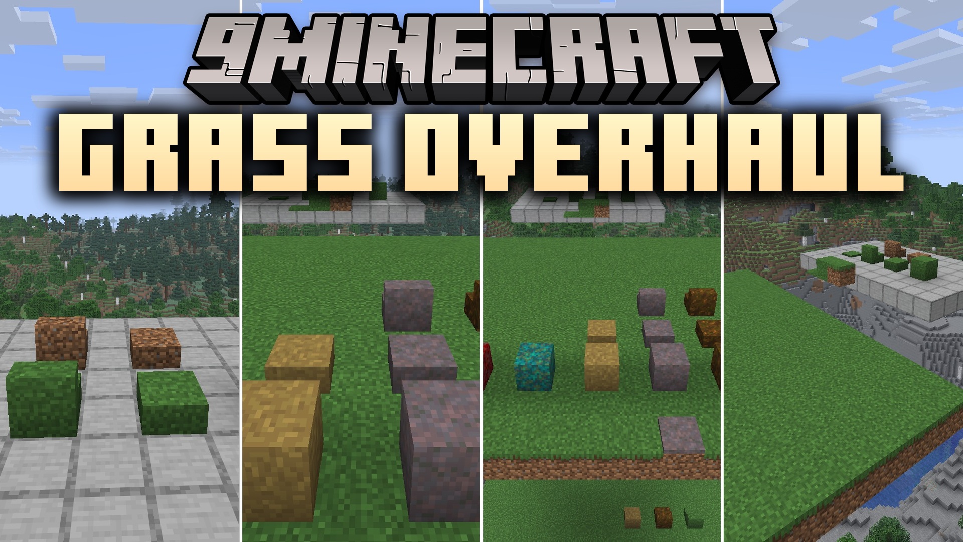 Grass Overhaul 9minecraft Mod (26.2) – Sculpt Smooth Hills and Natural Landscapes
