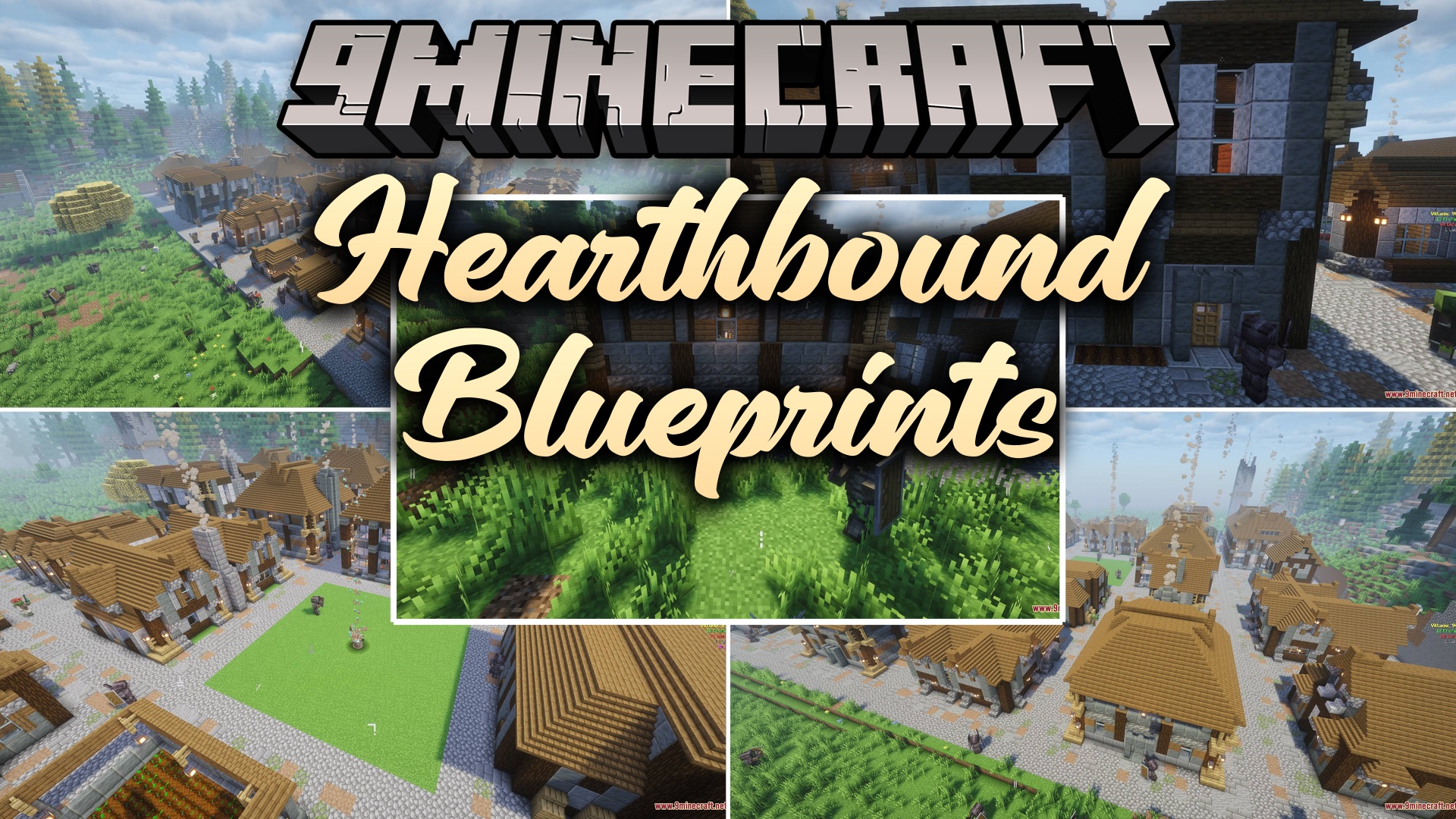 Hearthbound Blueprints Mod (26.1.2, 1.21.1) – Build Furnished Houses Instantly