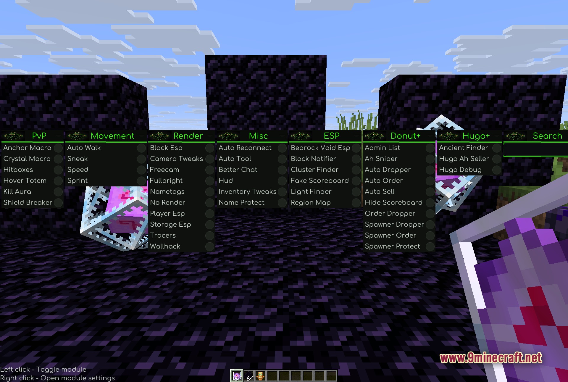 Hydra Client Mod (1.21.11) – Master PvP Combat and Track Hidden Players — screenshot 3