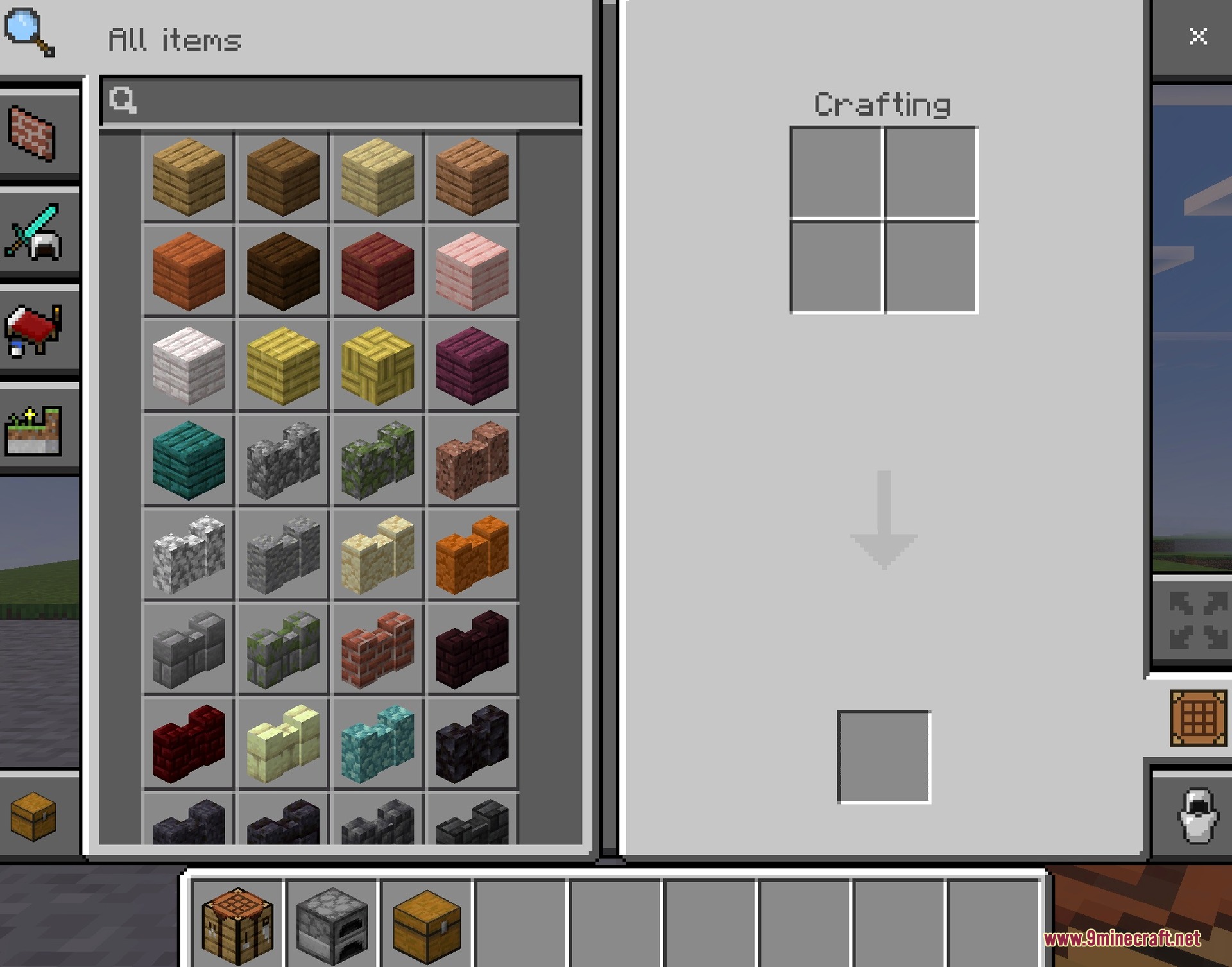 Icons Bedrock Edition Texture Pack Screenshot 1 Inventory labels replaced with icons