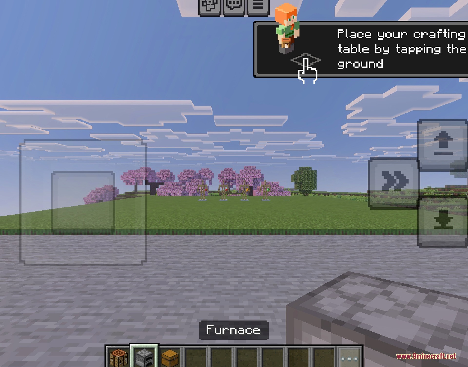 Icons Bedrock Edition Texture Pack Screenshot 4 An item label on the hotbar