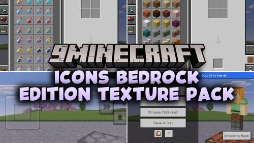 Icons Bedrock Edition Texture Pack (MCPE) Thumbnail