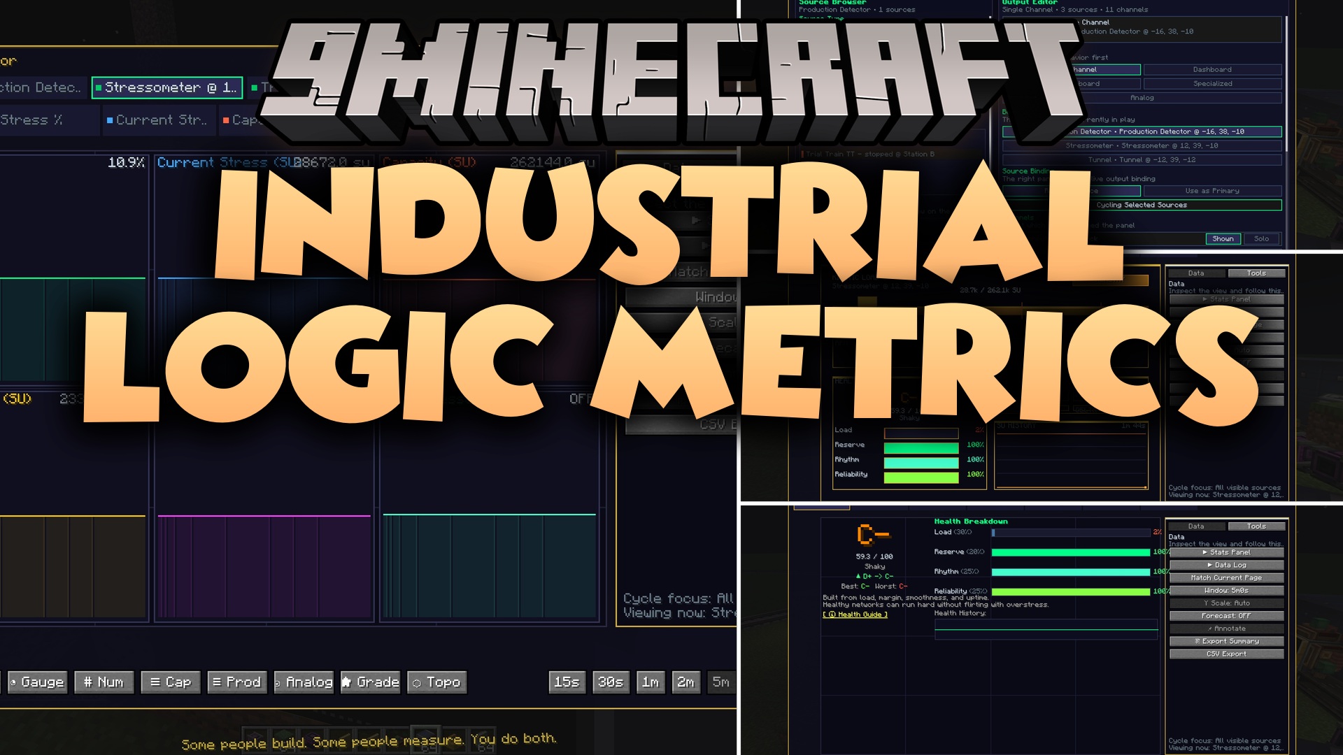 Industrial Logic Metrics Mod (1.21.1, 1.20.1) – Track Factory Power