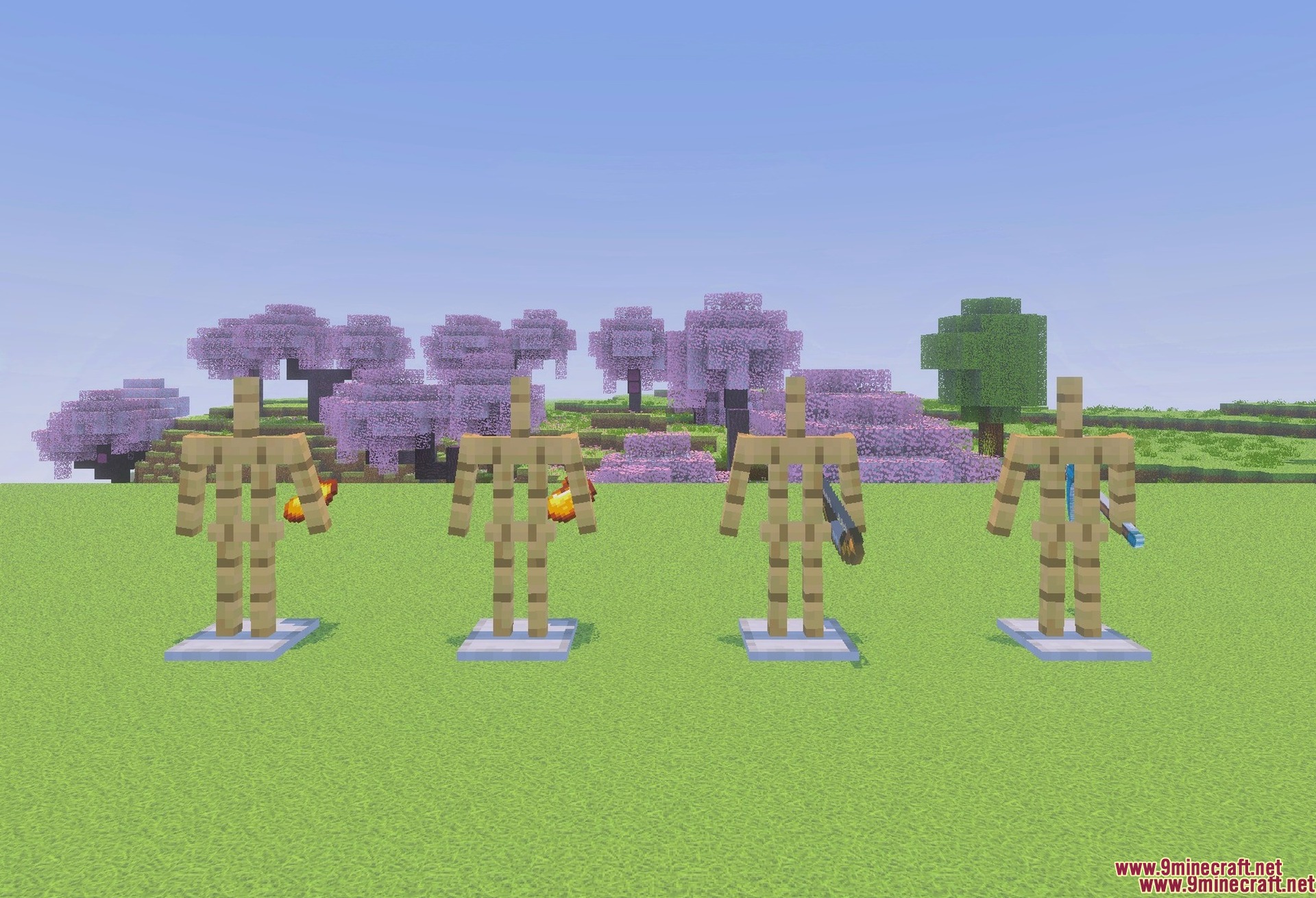 Legendary PBR Texture Pack Screenshot 3 Item art redrawn: sword, pickaxe, bow and golden apple