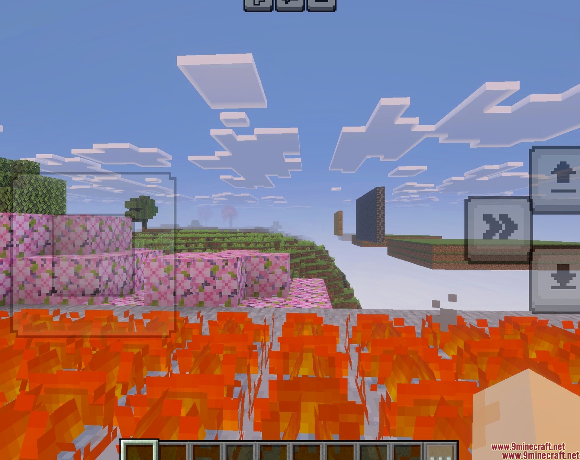 Low Fire Texture Pack Screenshot 2 The view stays clear as you turn