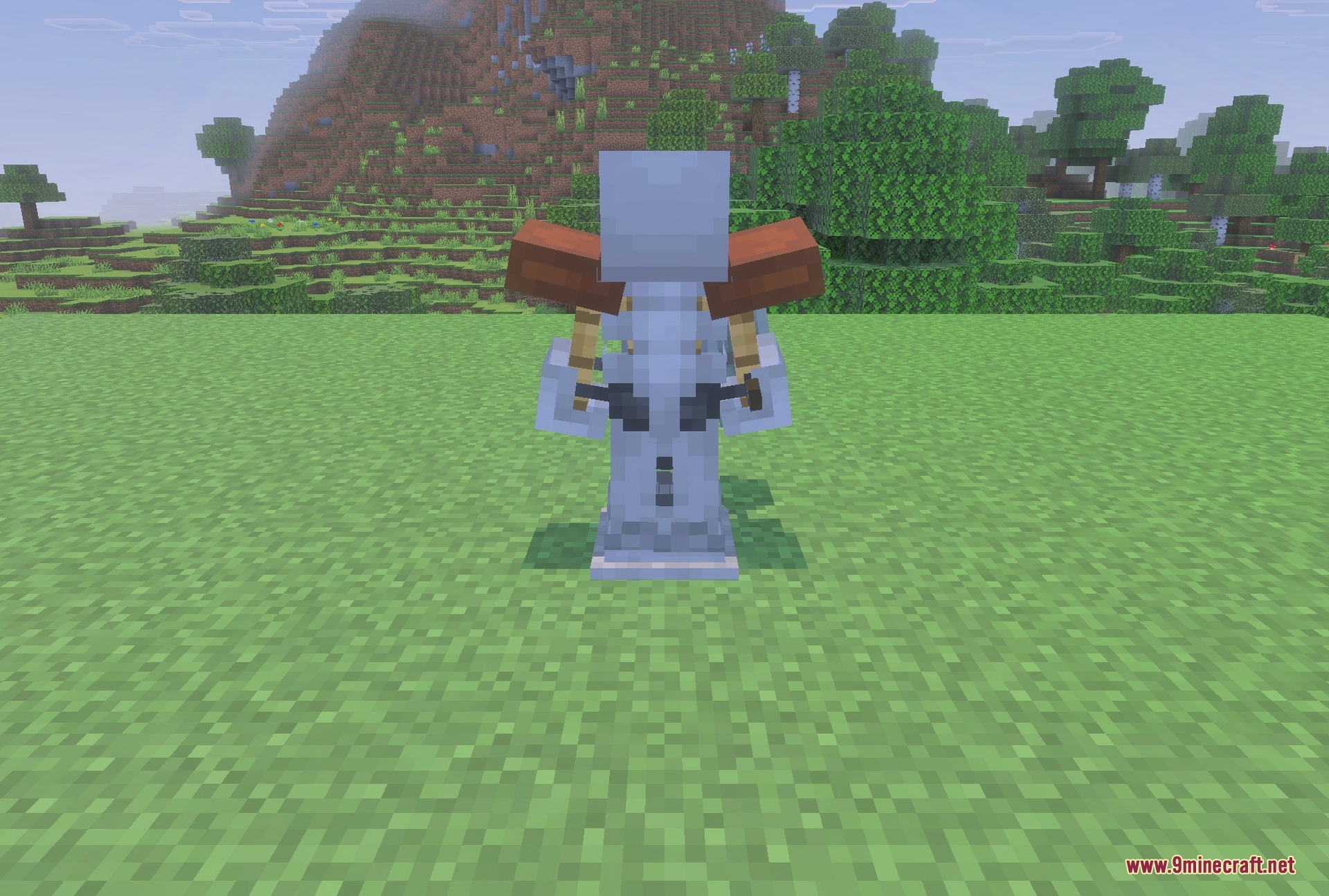 Mutant Creatures Addon Screenshot 5 The Mutant Skeleton bone armour set with the Hulk Hammer