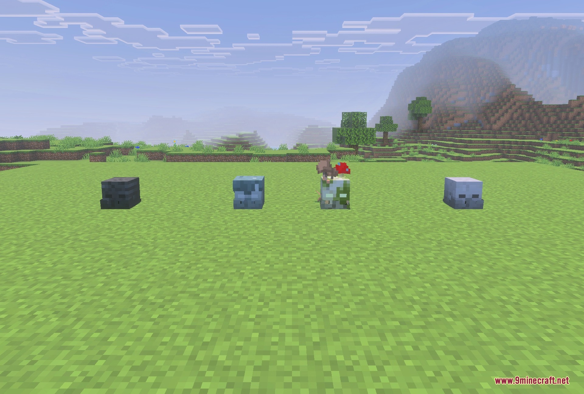 Mutant Creatures Addon Screenshot 7 Trophy skull blocks dropped by the mutant skeletons