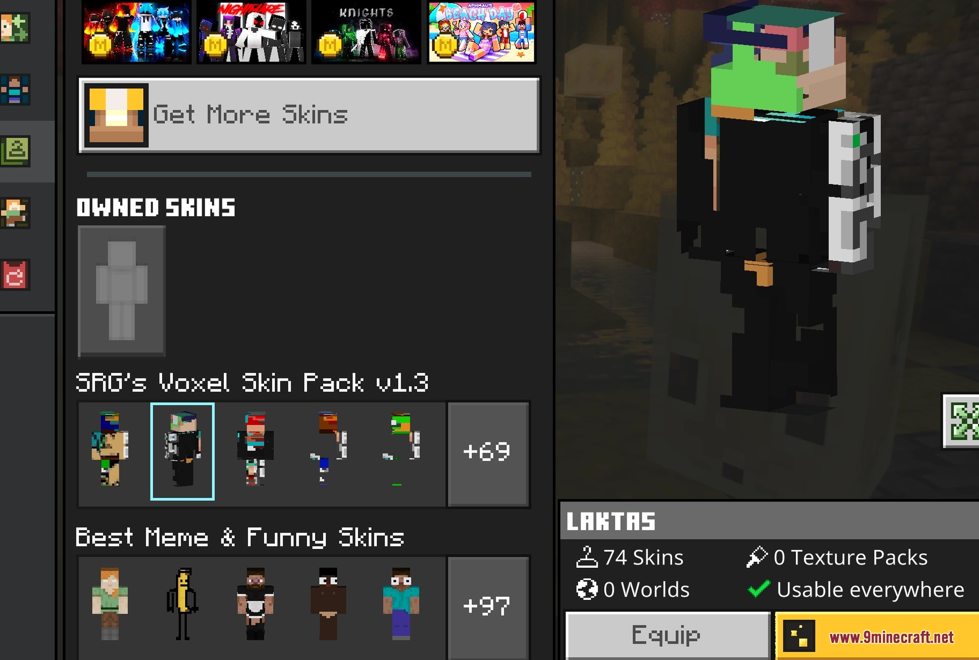 Neon Boys Pvp Skin Pack Screenshot 3 Another skin from the pack