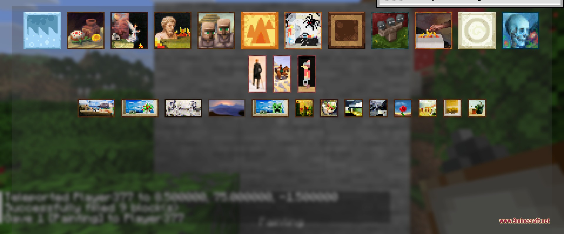 Paintings ++ 9minecraft Mod Screenshot 4