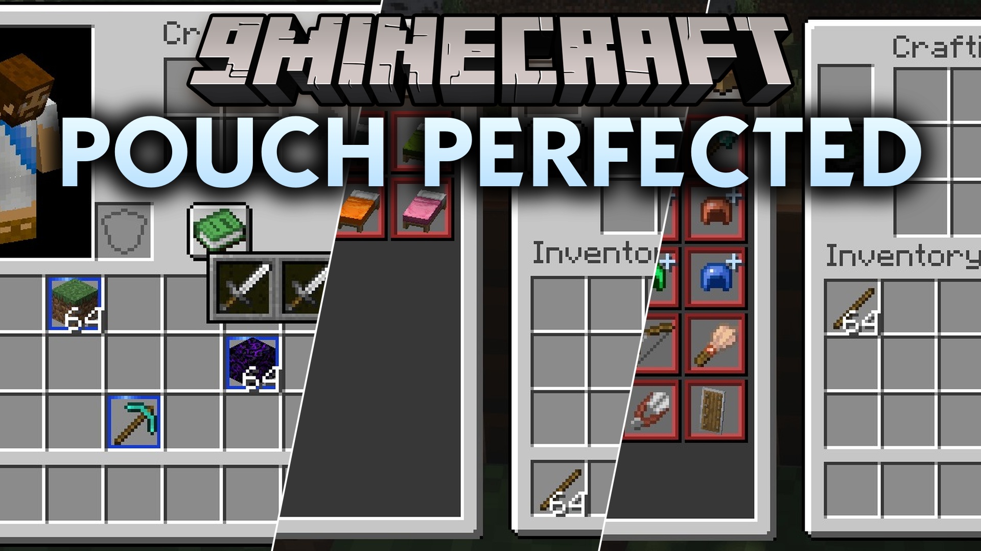 Pouch Perfected Mod (26.2) – Store Multiple Tools Inside One Inventory Slot