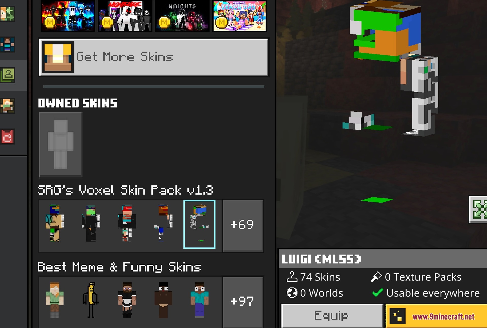 A fifth skin from the set