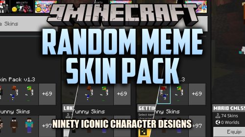 Random Meme Skin Pack (MCPE) Thumbnail