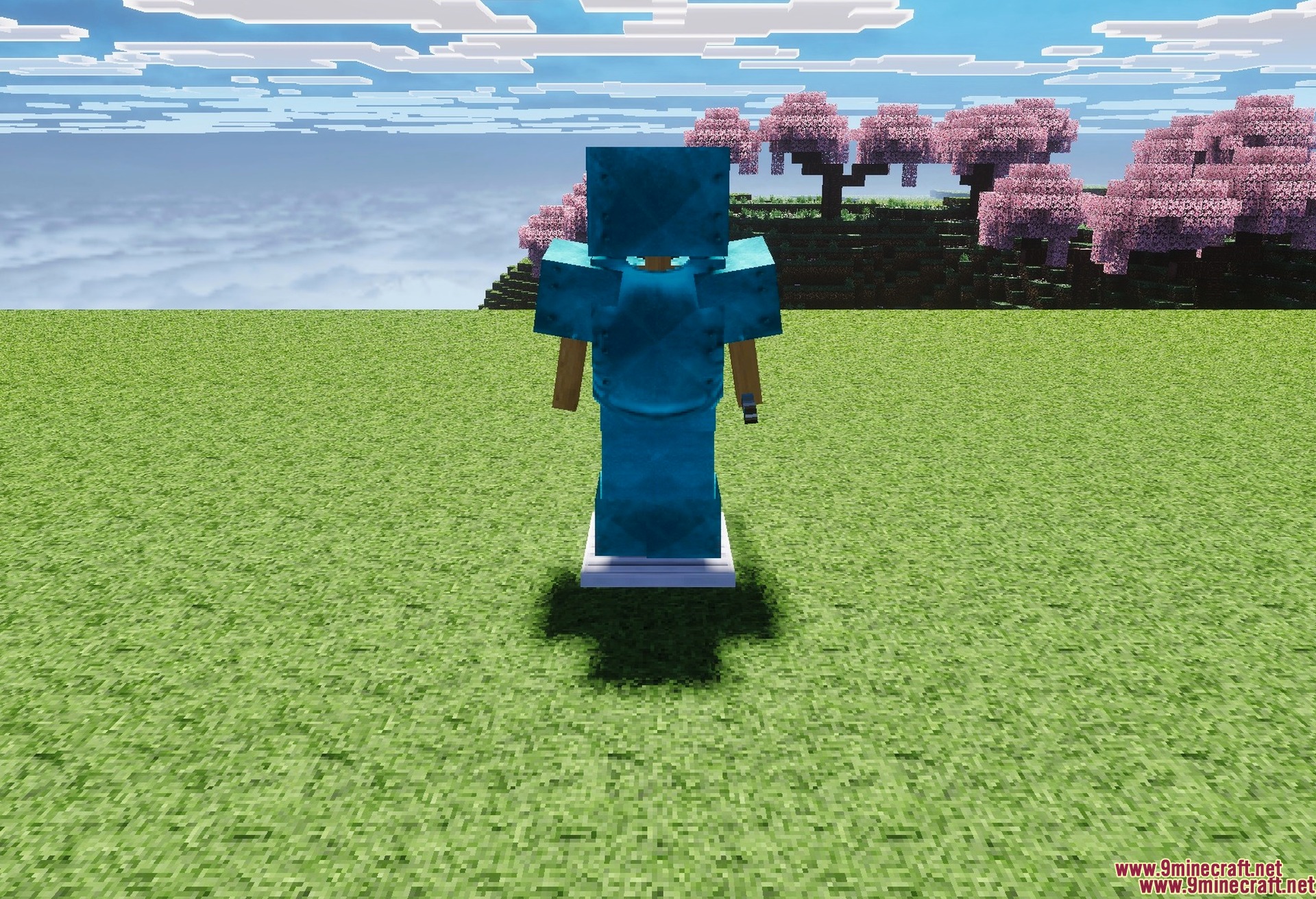 RealSource Realistic Texture Pack Screenshot 4 Diamond armour with the pack applied