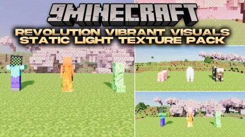 Revolution Vibrant Visuals Static Light Texture Pack (MCPE) Thumbnail